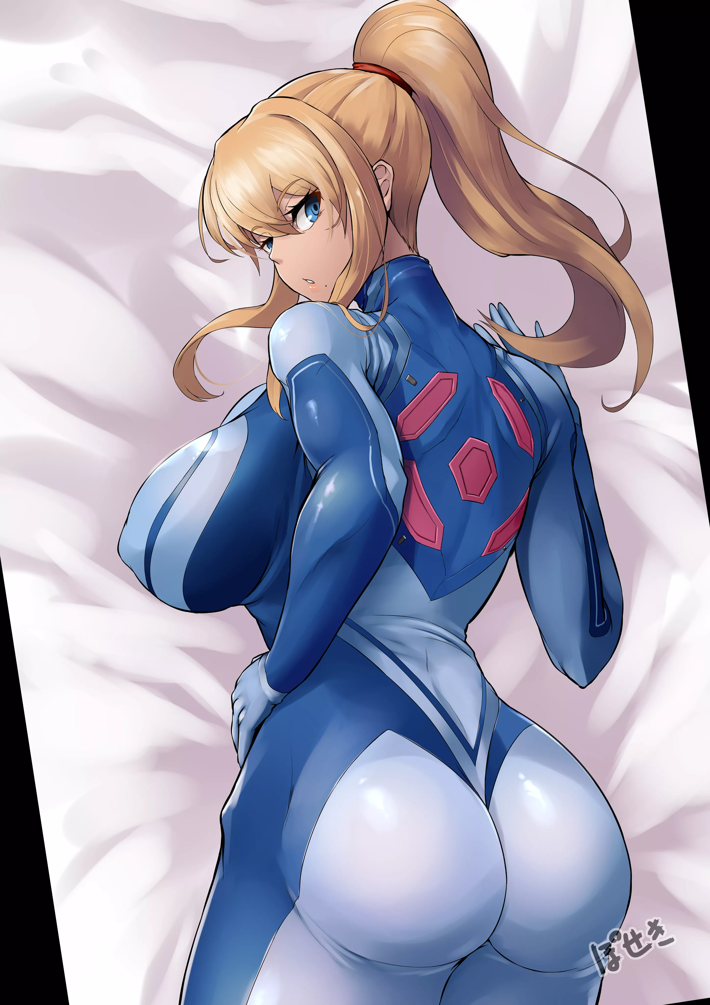 Samus Aran Booty In Bed ( Sowel ) [Metroid ]