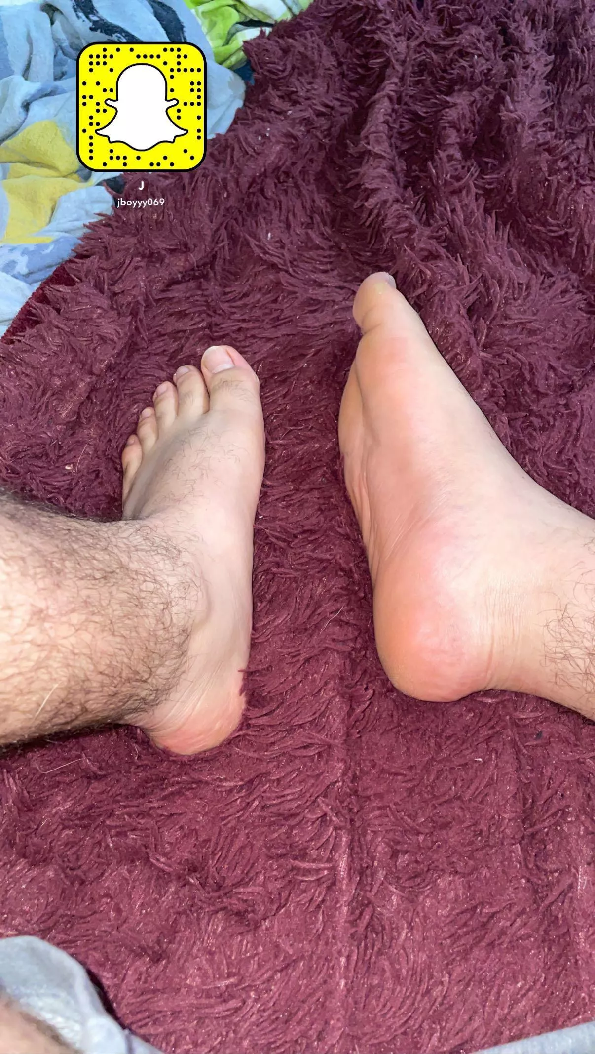 Someone into hairy feet?