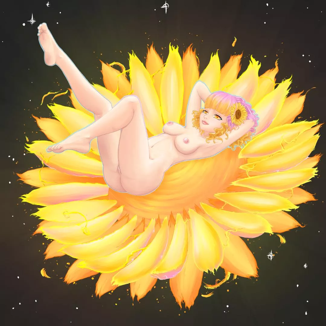 Sun Flower Girl (art by me)