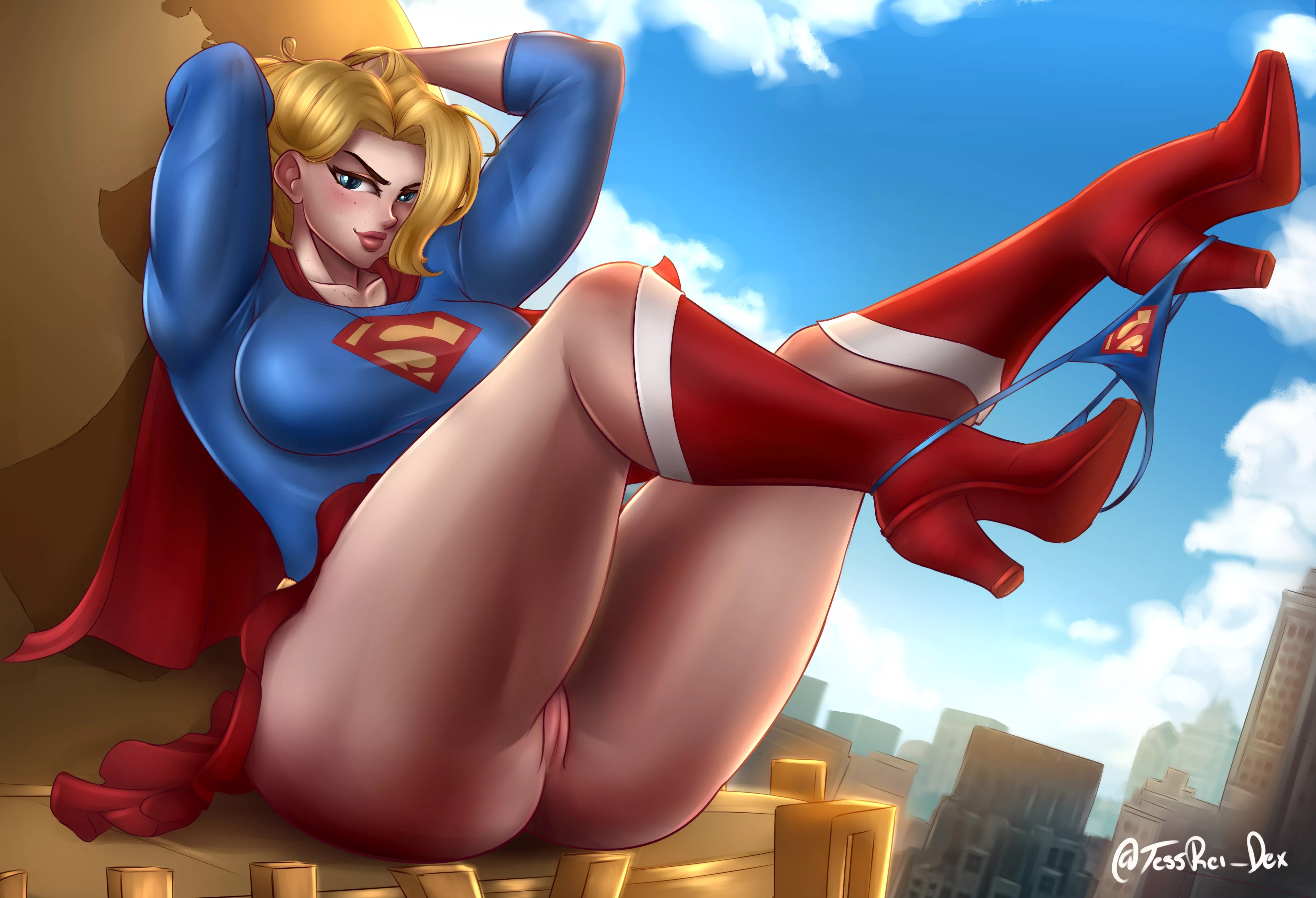 Super Girl Panty Peel ( tessreidex) [DC]