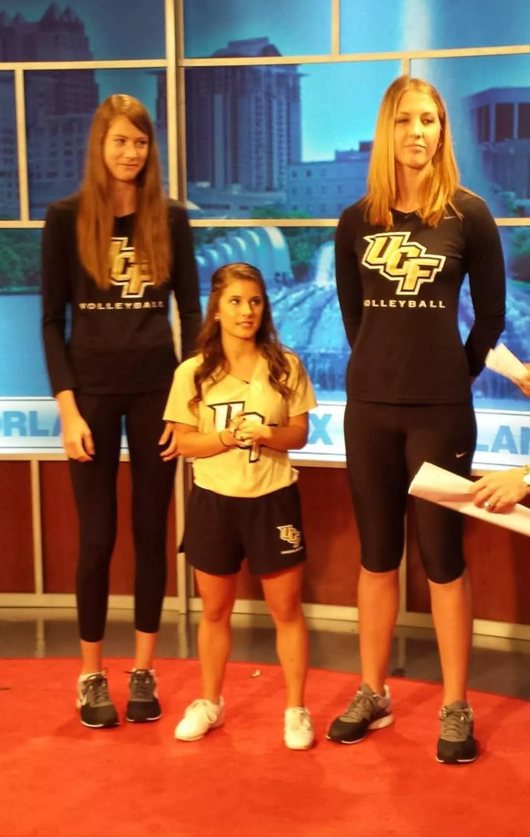 Tall volleyball players