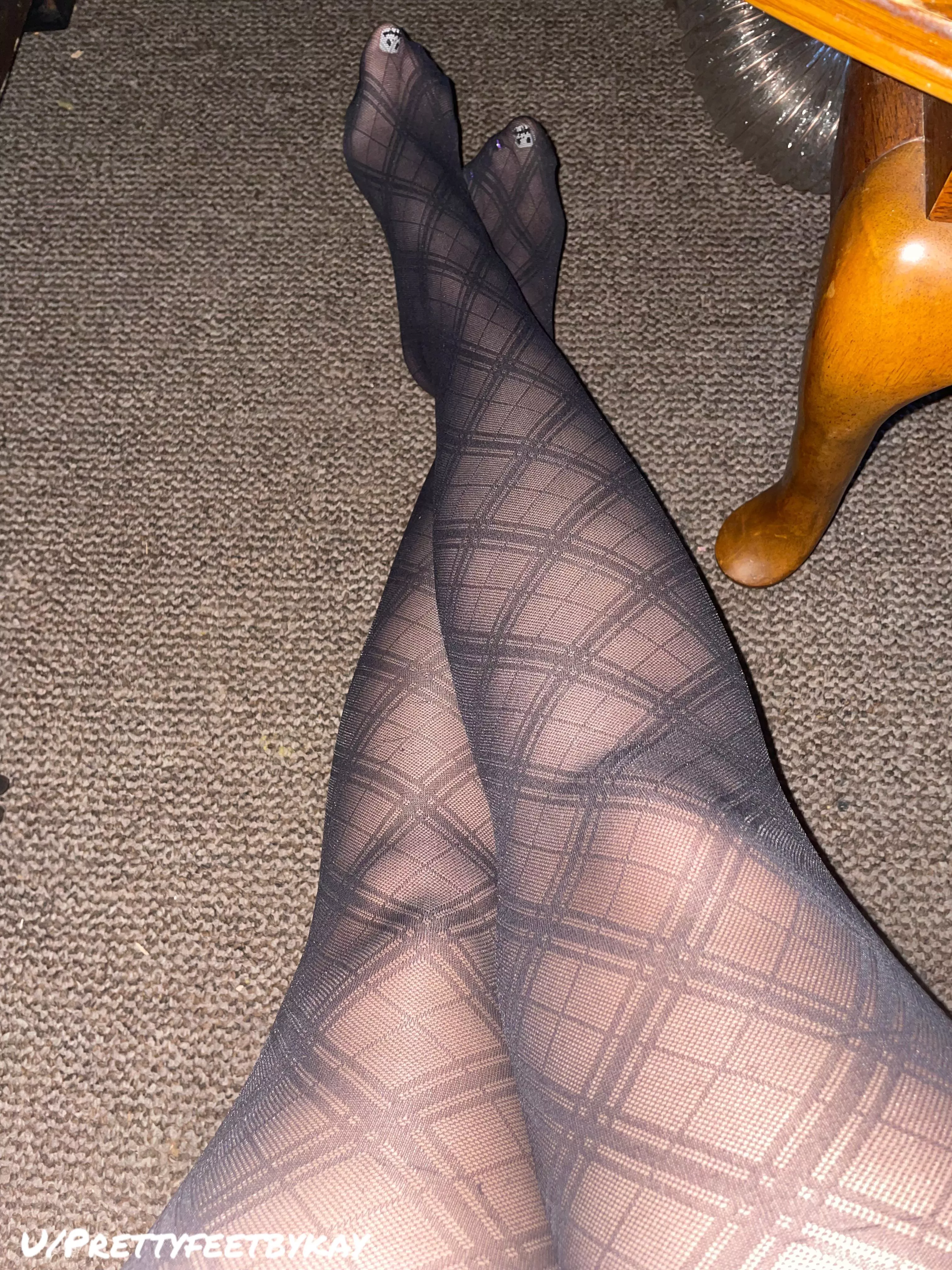 Black pantyhose while relaxing ðŸ–¤