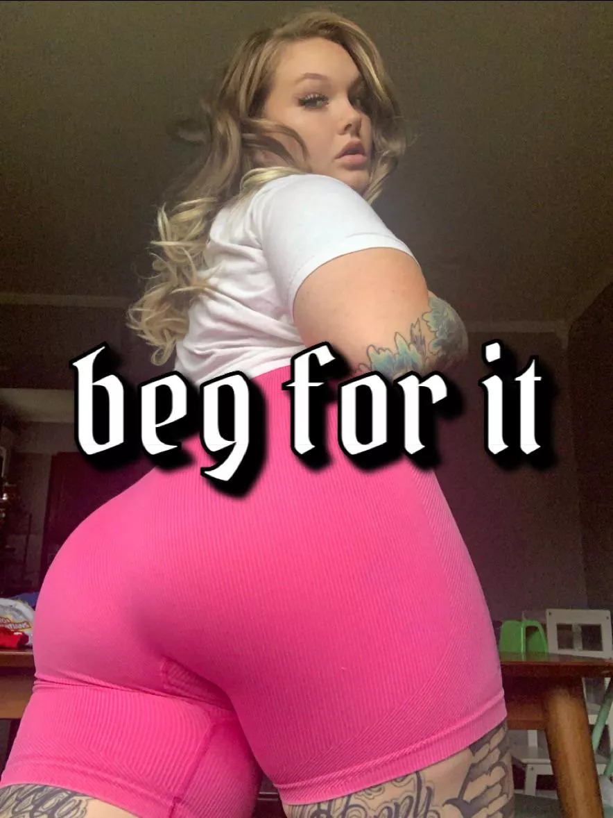 [domme] takes tons of training but maybe one day you learn to be a good seat for goddess' fat ass facesitting is what you were bred to do