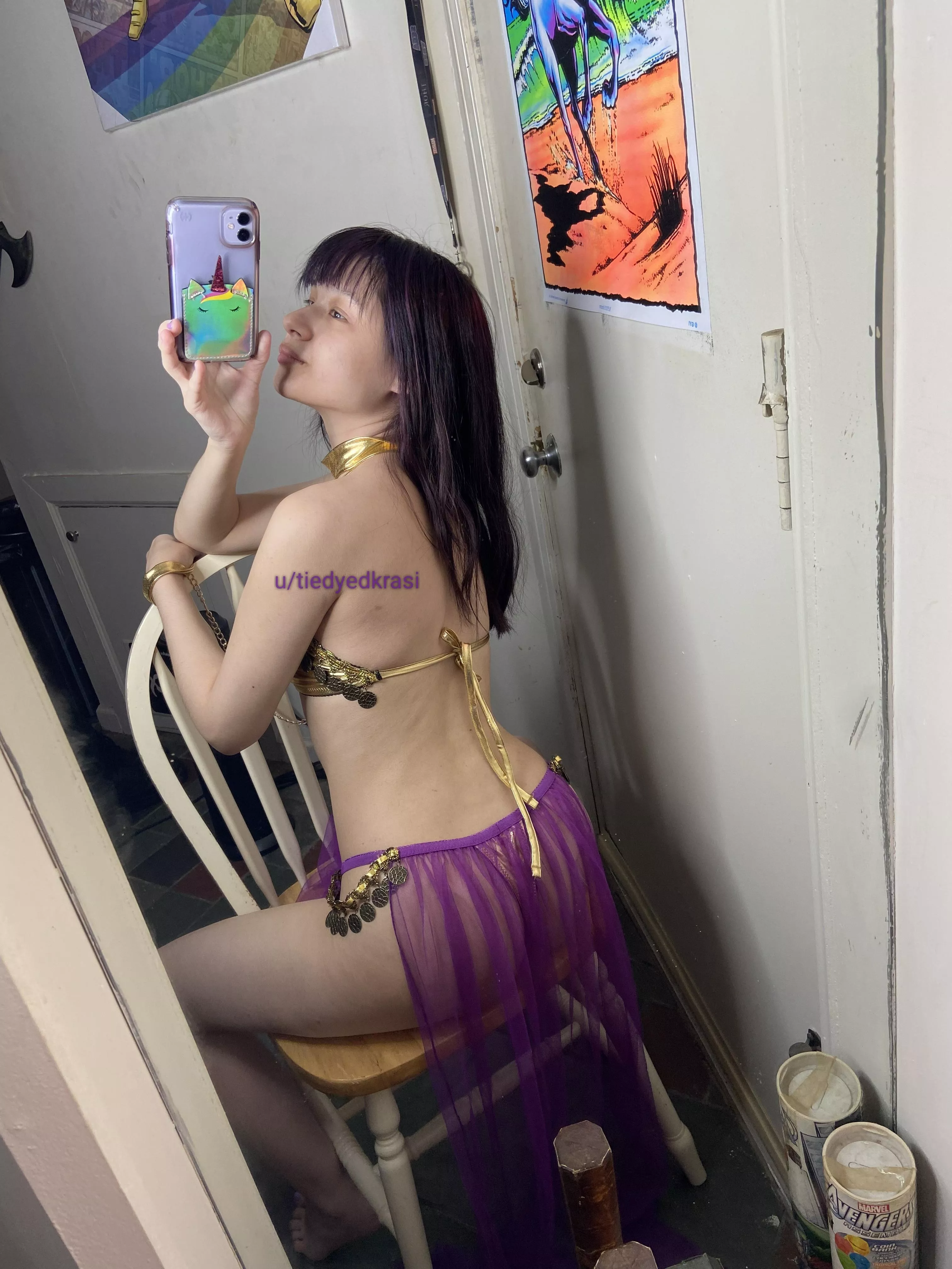 emo slave leia misses the dyed hair