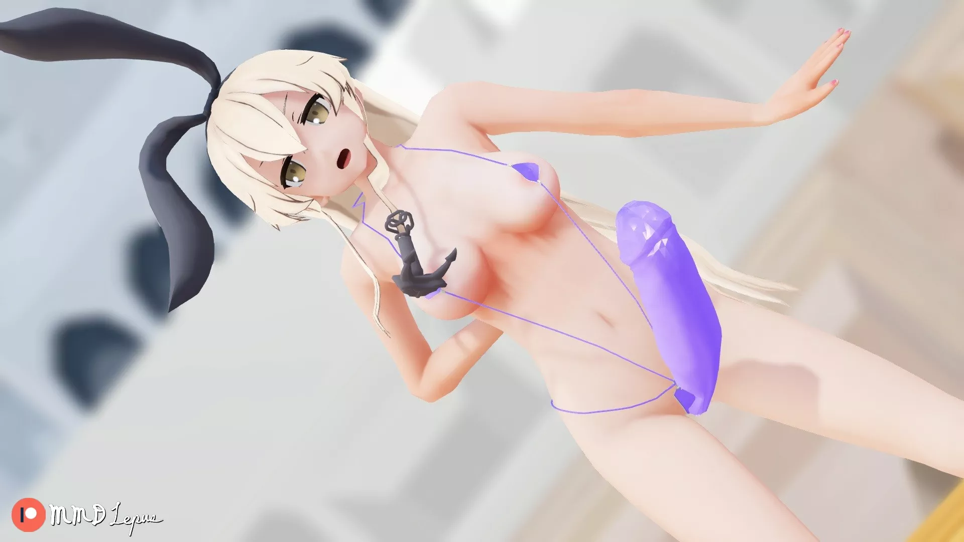 Futanari Shimakaze (MMD Lepus) [Kantai collection]