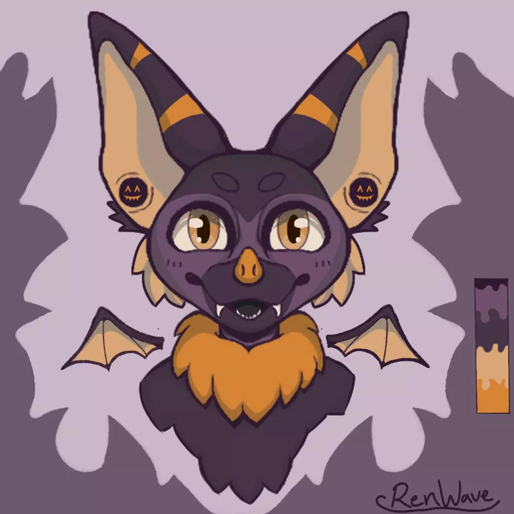 Halloween Bat! (Art by Me)