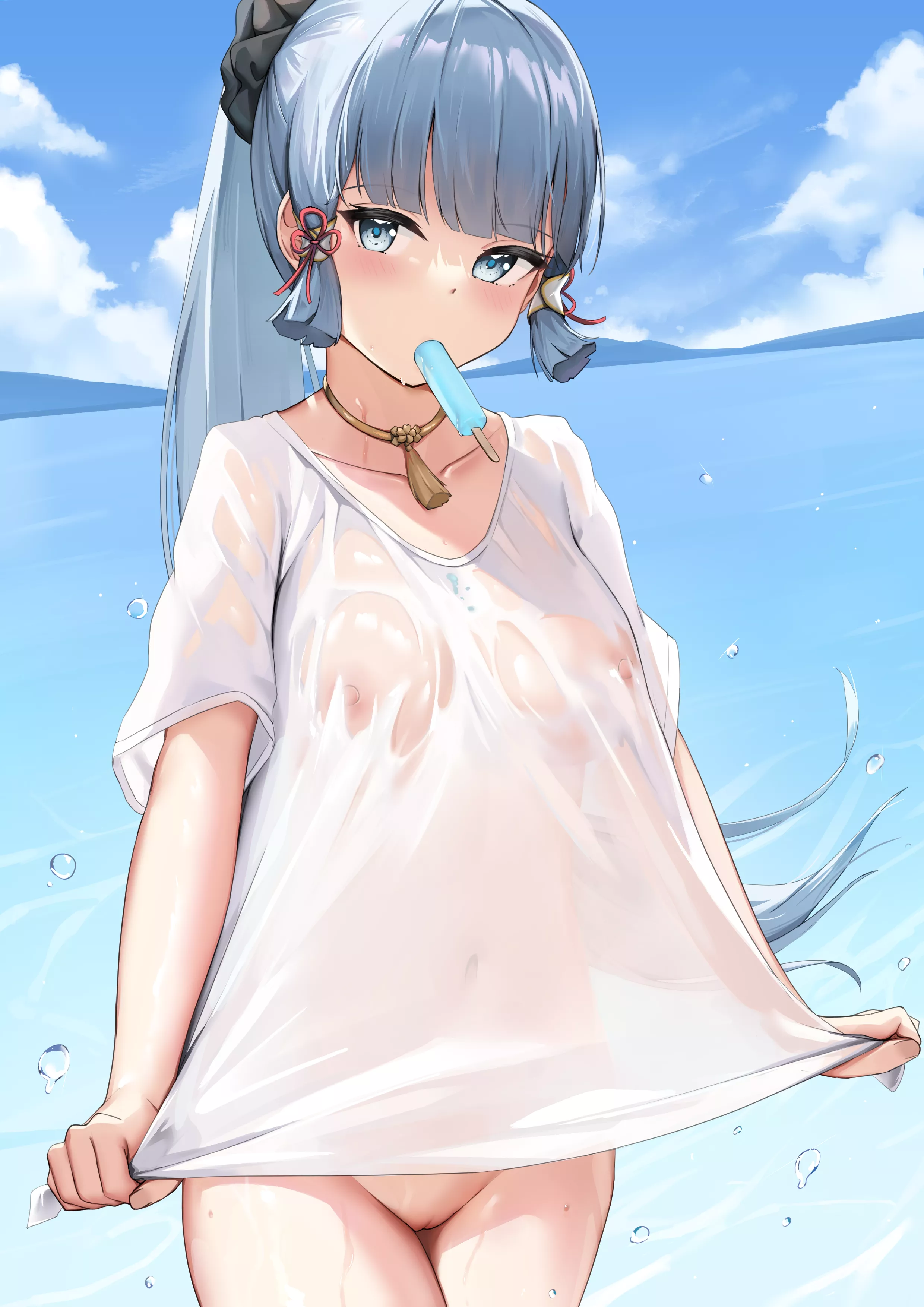 Wet t-shirt only