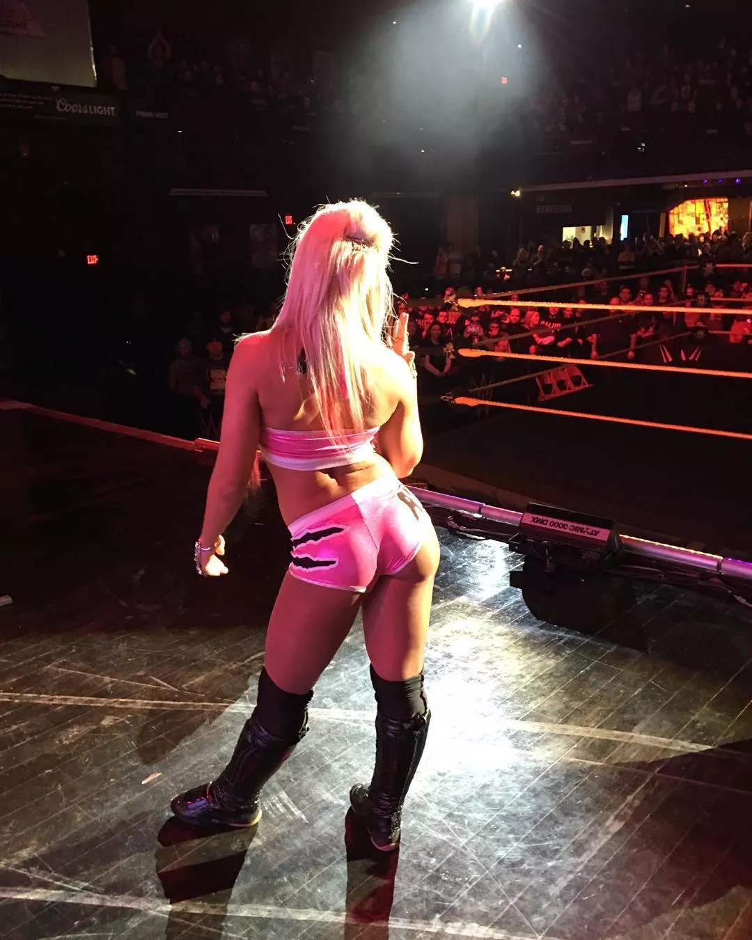 Alexa Bliss from behind back in NXT