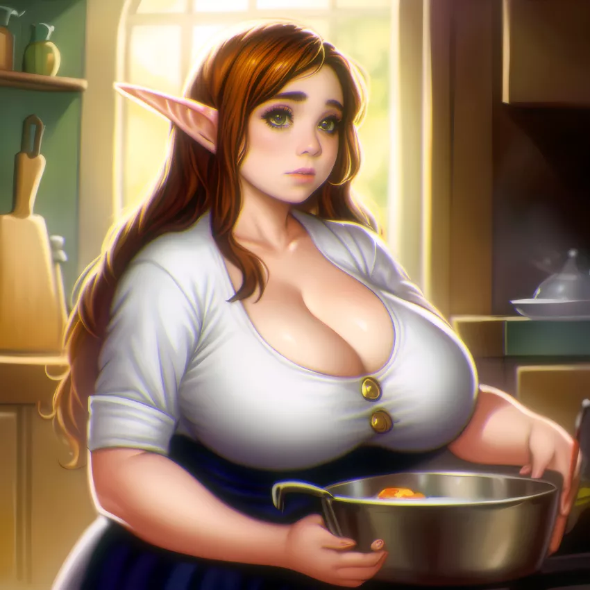 Elvish cuisine is the best. (stable diffusion)