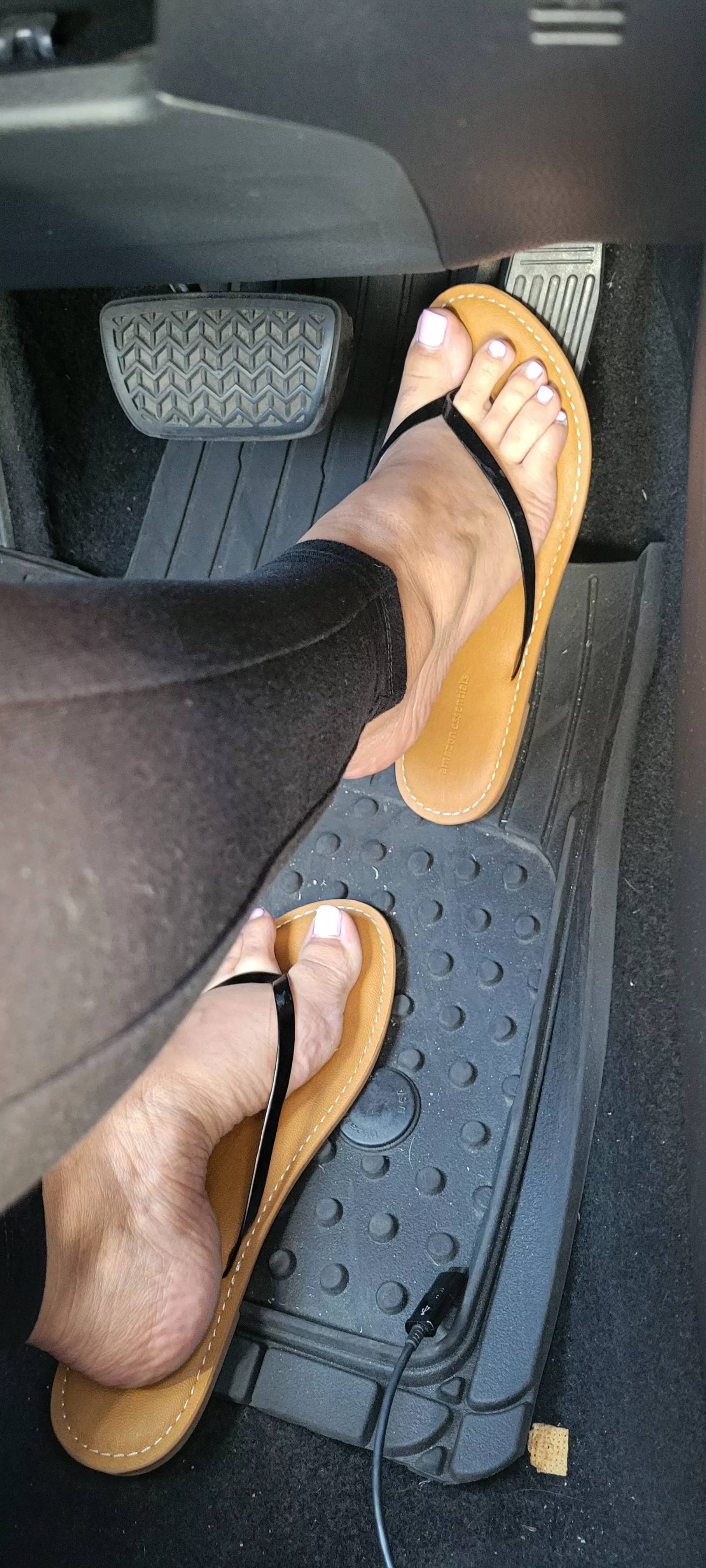 Flipflops and pedal pumping.. you are welcome ðŸ˜‰