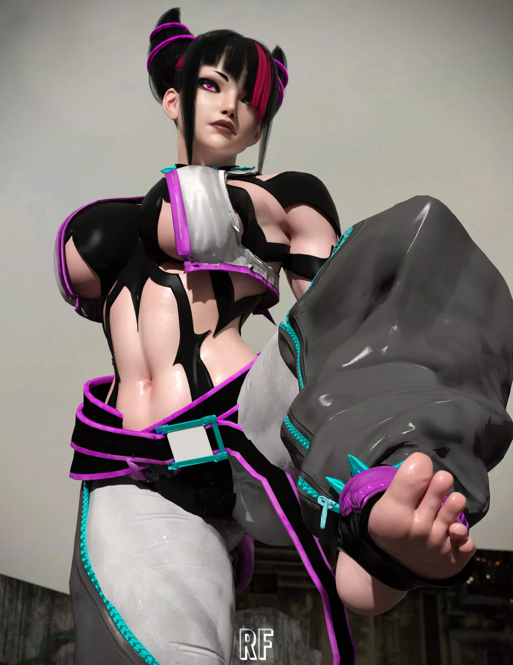 Juri (Rude Frog 3D) [Street Fighter]