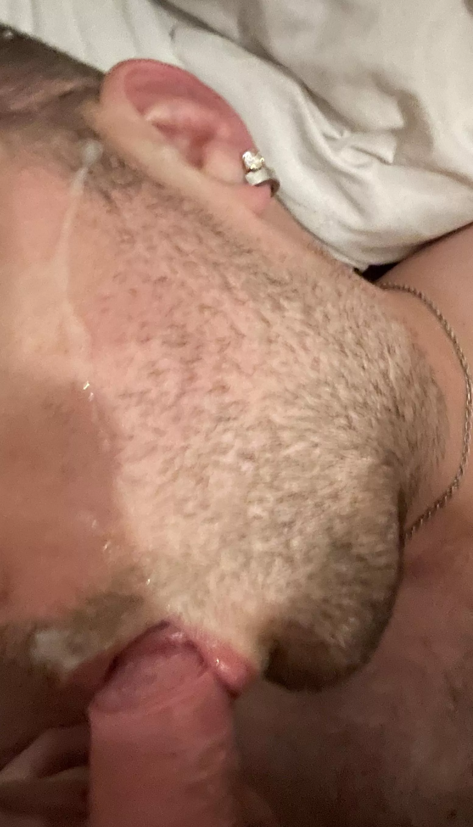 My good boy cleaning up after sucking my cock! ðŸ˜ˆðŸ˜ˆðŸ˜ˆðŸ˜ˆ