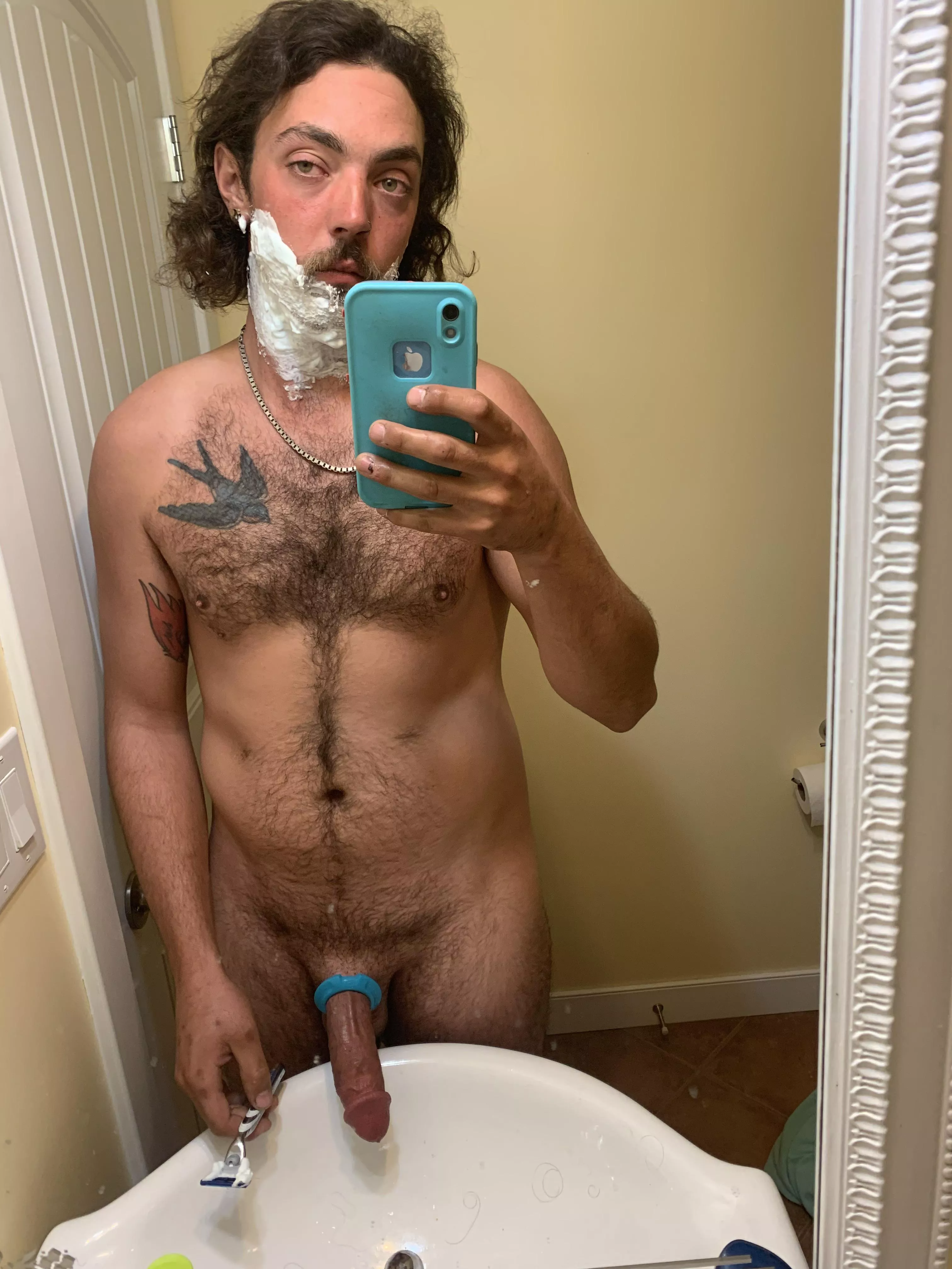 Shit, shower, shave or so[m]ething like that…