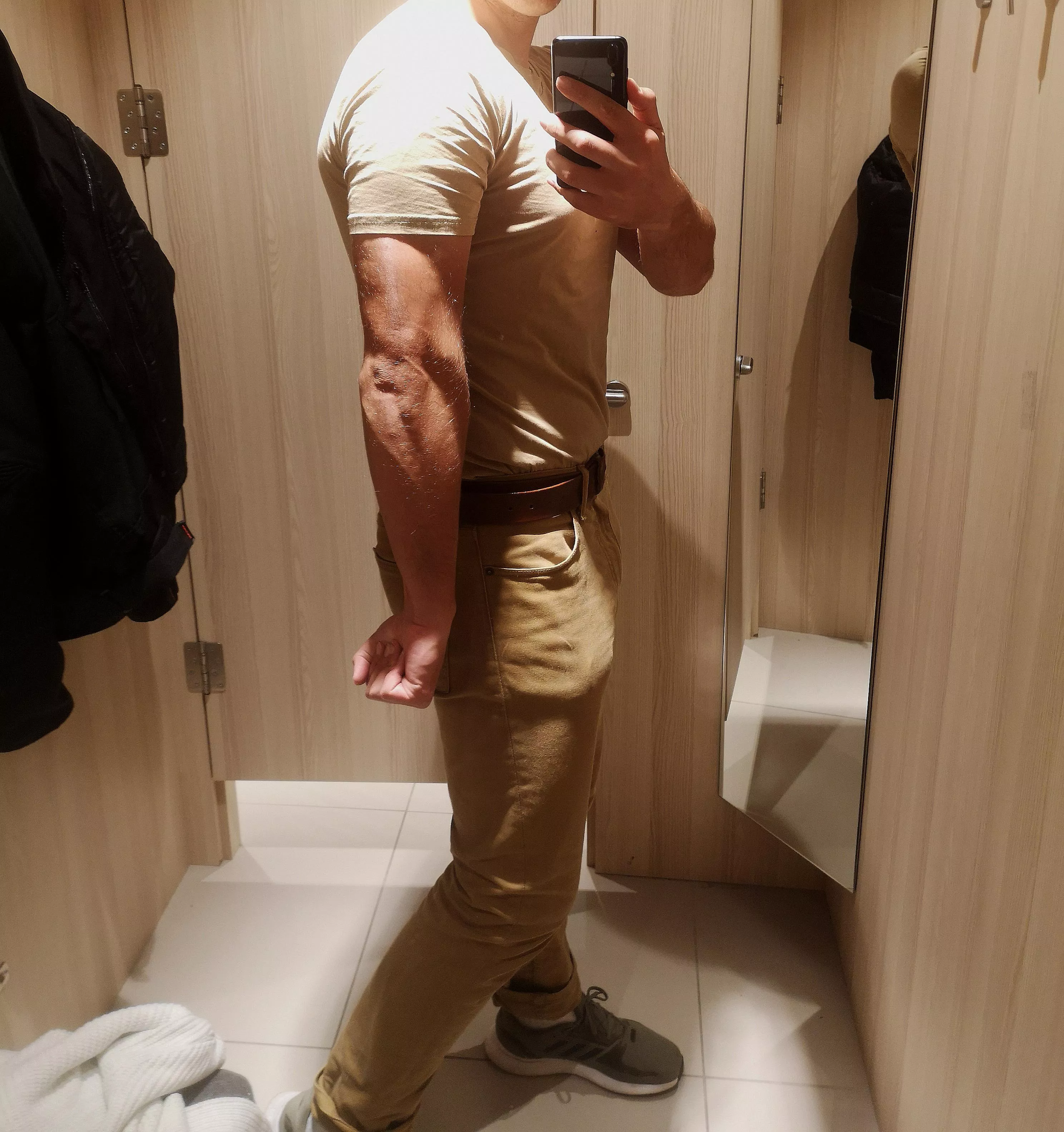 Why do all fitting rooms have good lighting?