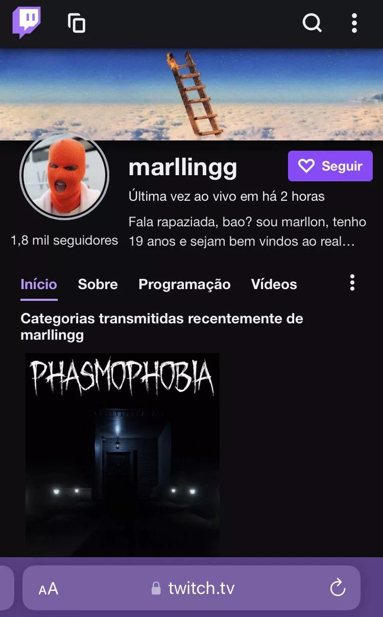 A procura de amigo q possam jogar cmg ðŸ«¶ðŸ» https://www.twitch.tv/marllingg