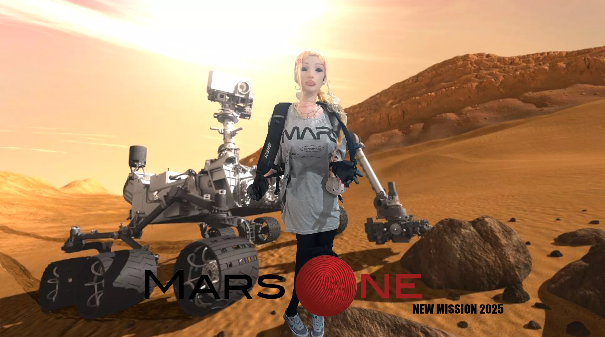 AI Sexdoll on Mars ! New MARS ONE MISSION