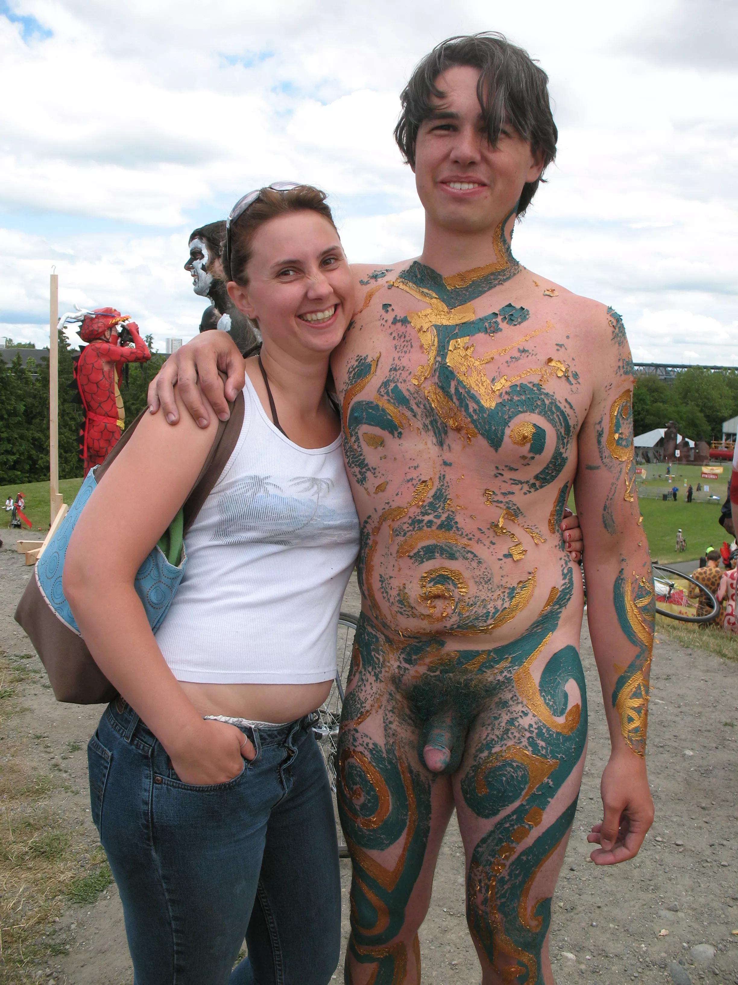 Body painting fun