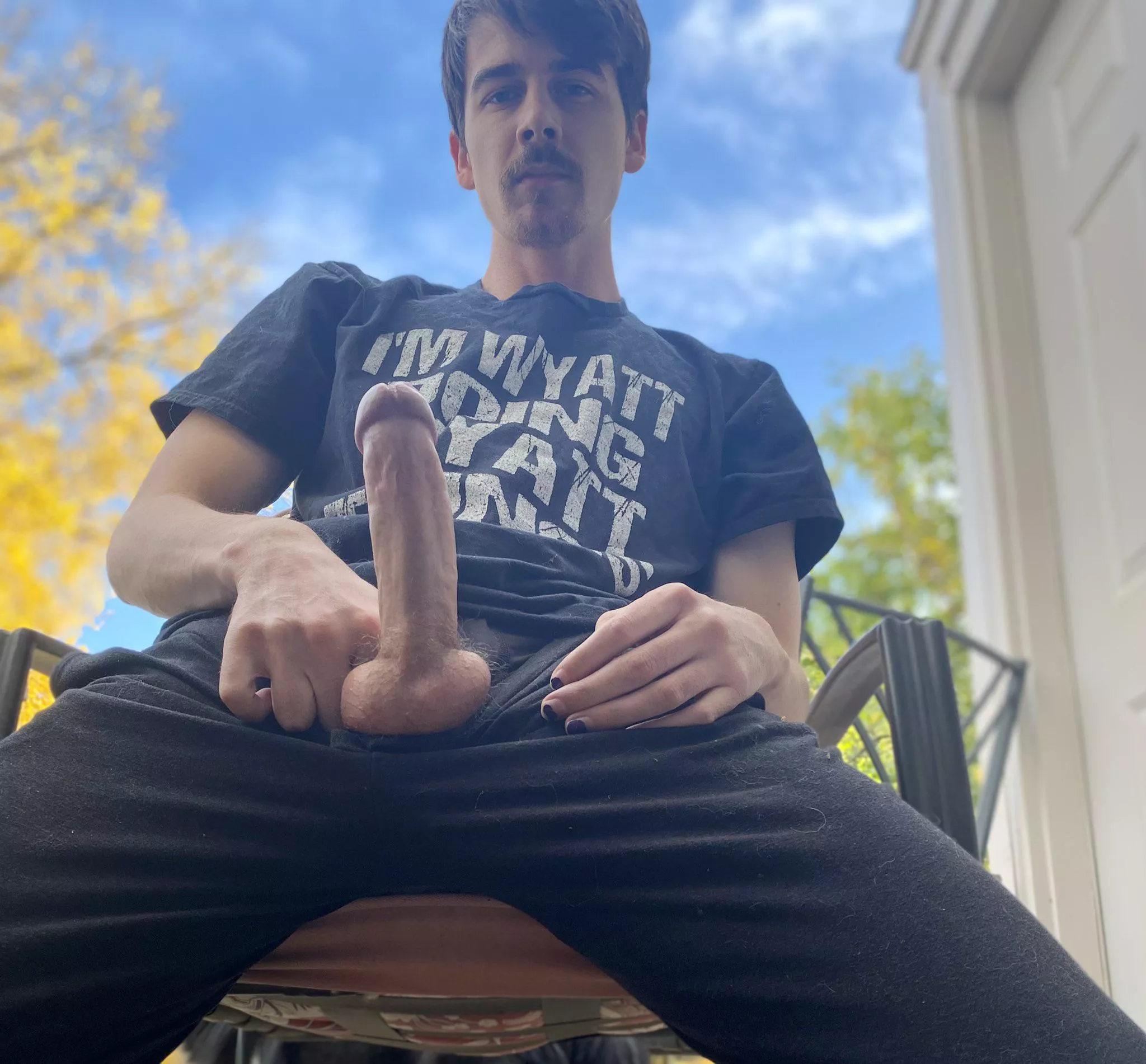 It’s a beautiful day to suck my cock