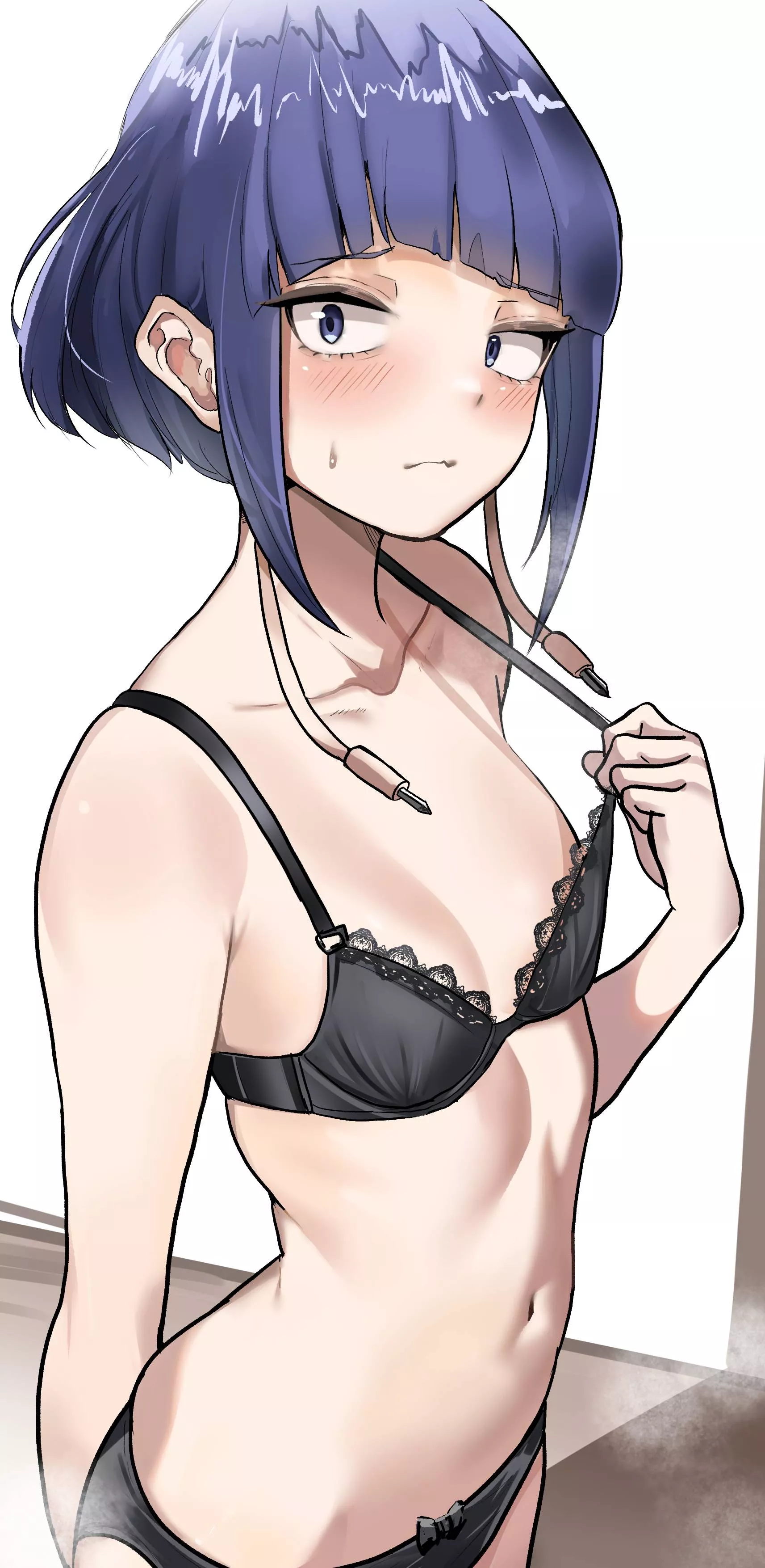 Kyoka showing her new underwear to you (@zx623723)