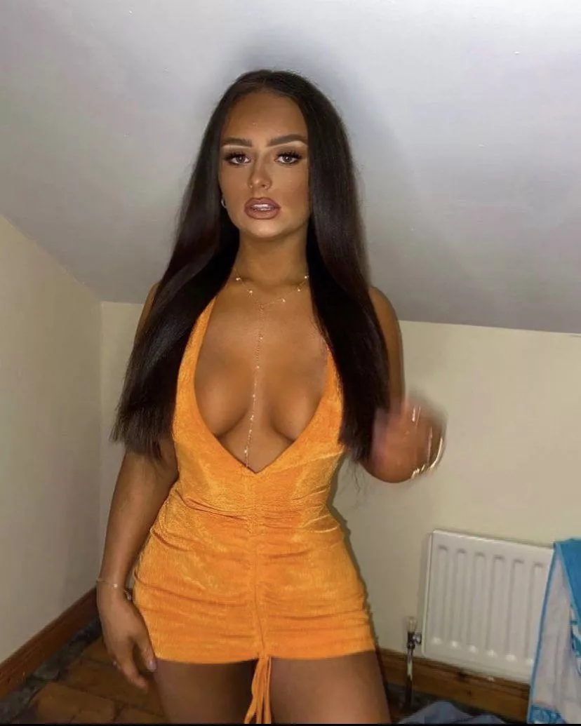 Orange dress