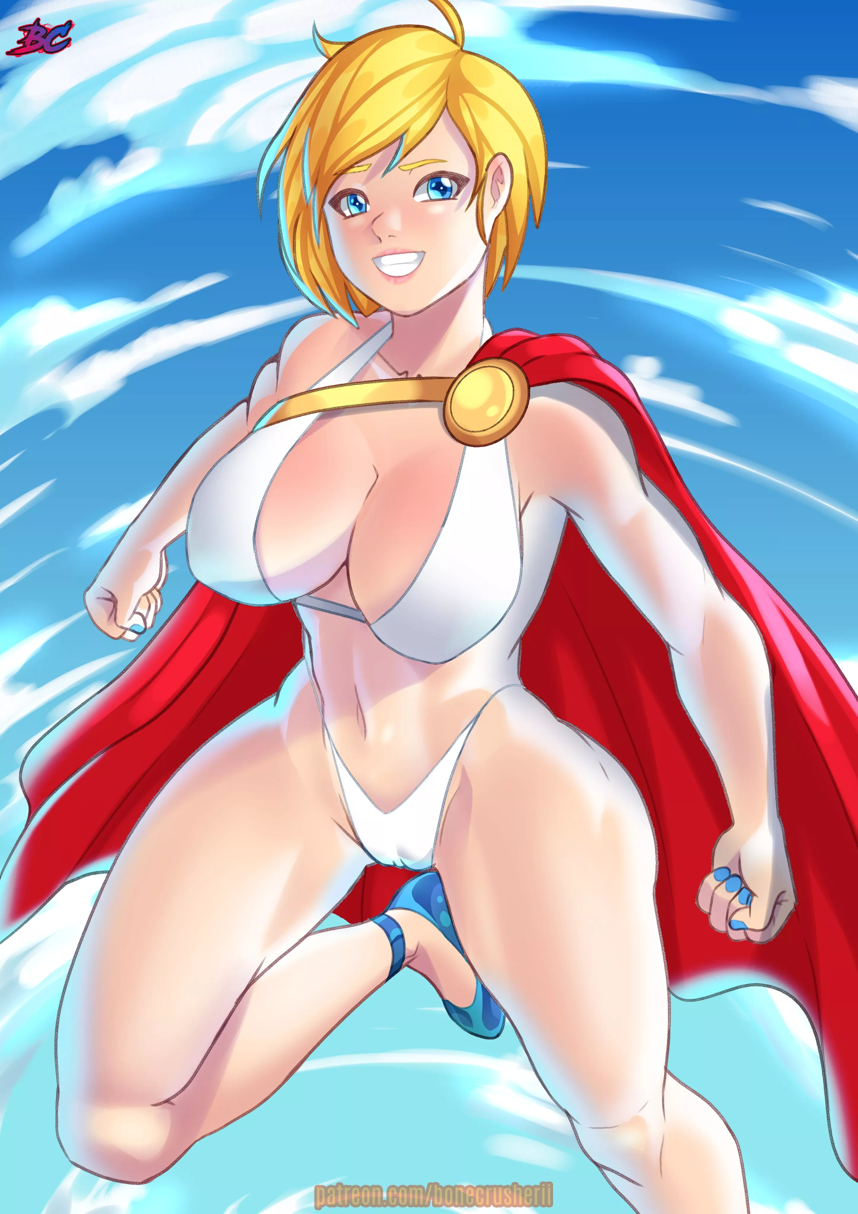 Power Girl Bikini Flight (BoneCrusherII ) [DC]