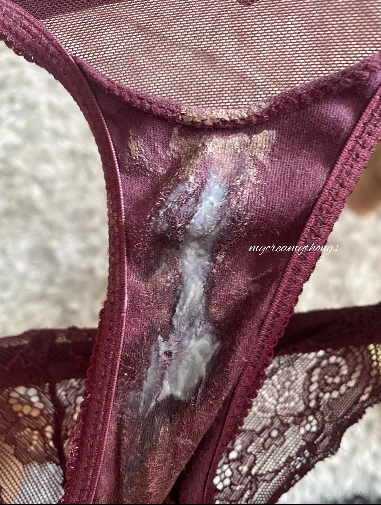 [SELLING] Creamy used panties for sale! Add ons available. Message me for prices and more info.