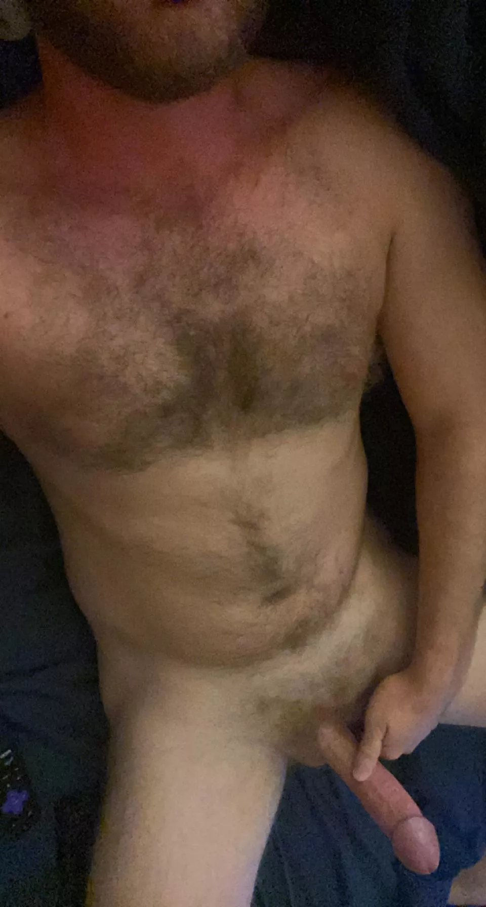 Woke up throbbing. Come work on this big alpha cock