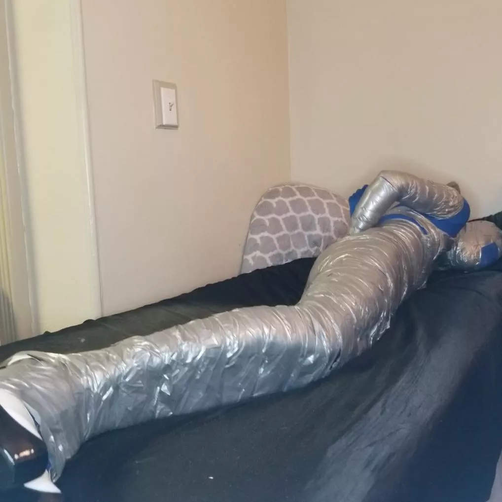 A little self mummification!! My happy place!!