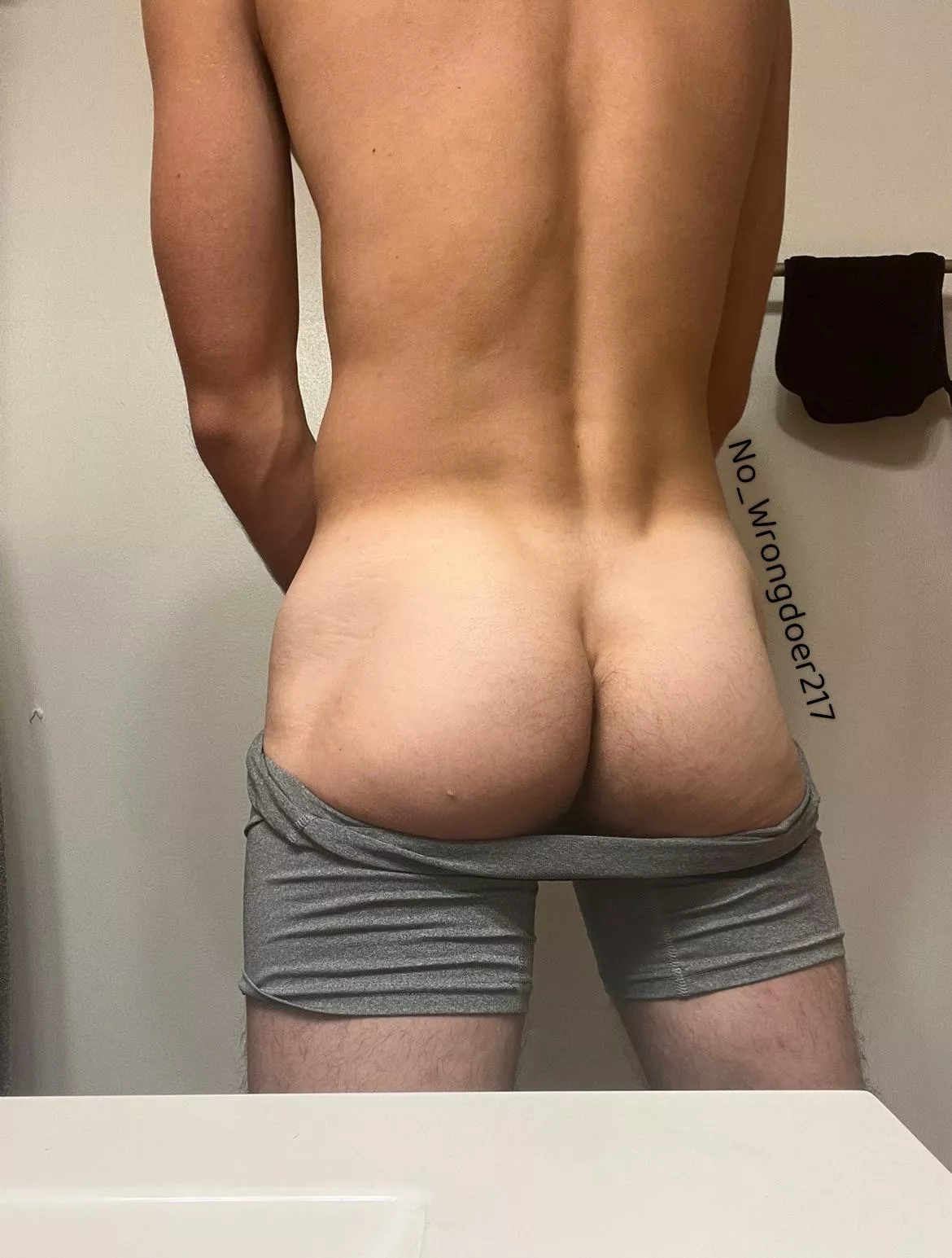 Ass spilling out of my underwear