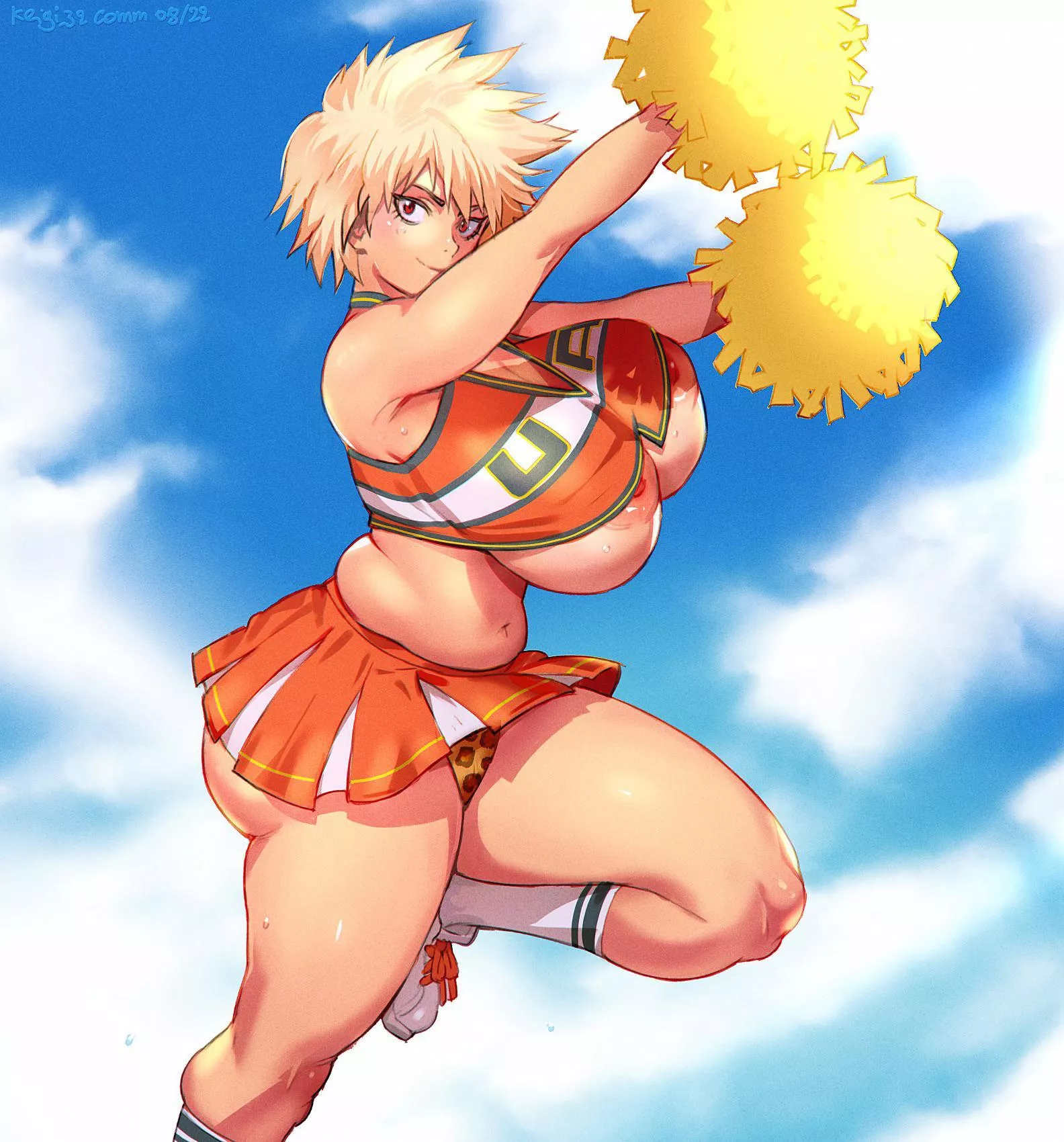 Big titty cheerleader Mitsuki (Keigi) [My Hero Academia]