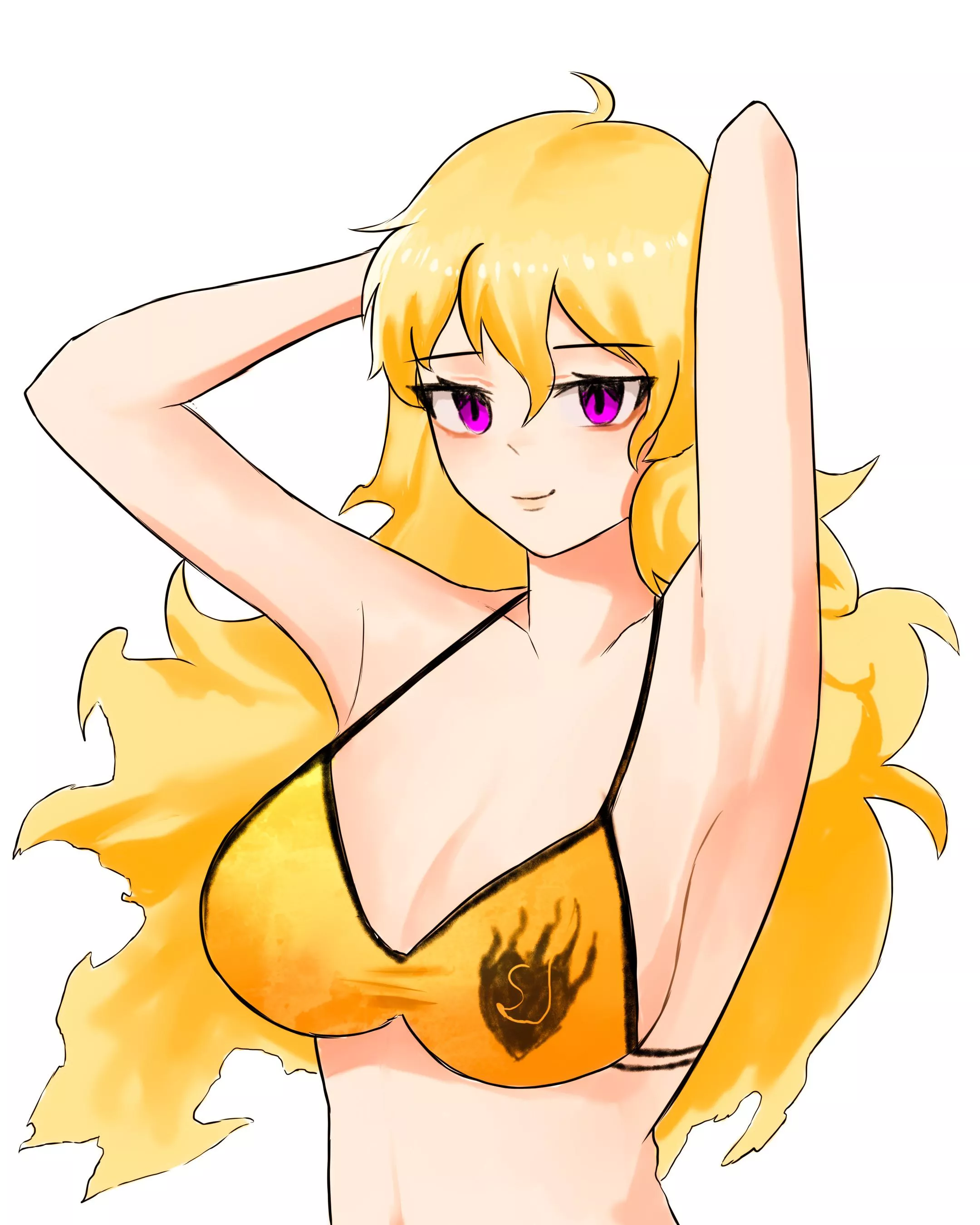 Bikini Yang (sisisss) [rwby] commissioned by darkrobbe1