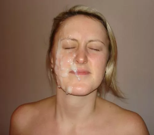 Candid wife facial