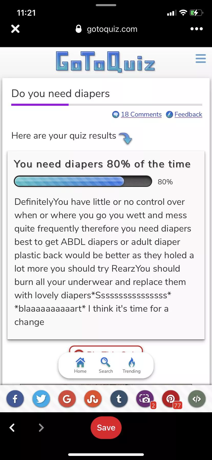 Do you need diapers?