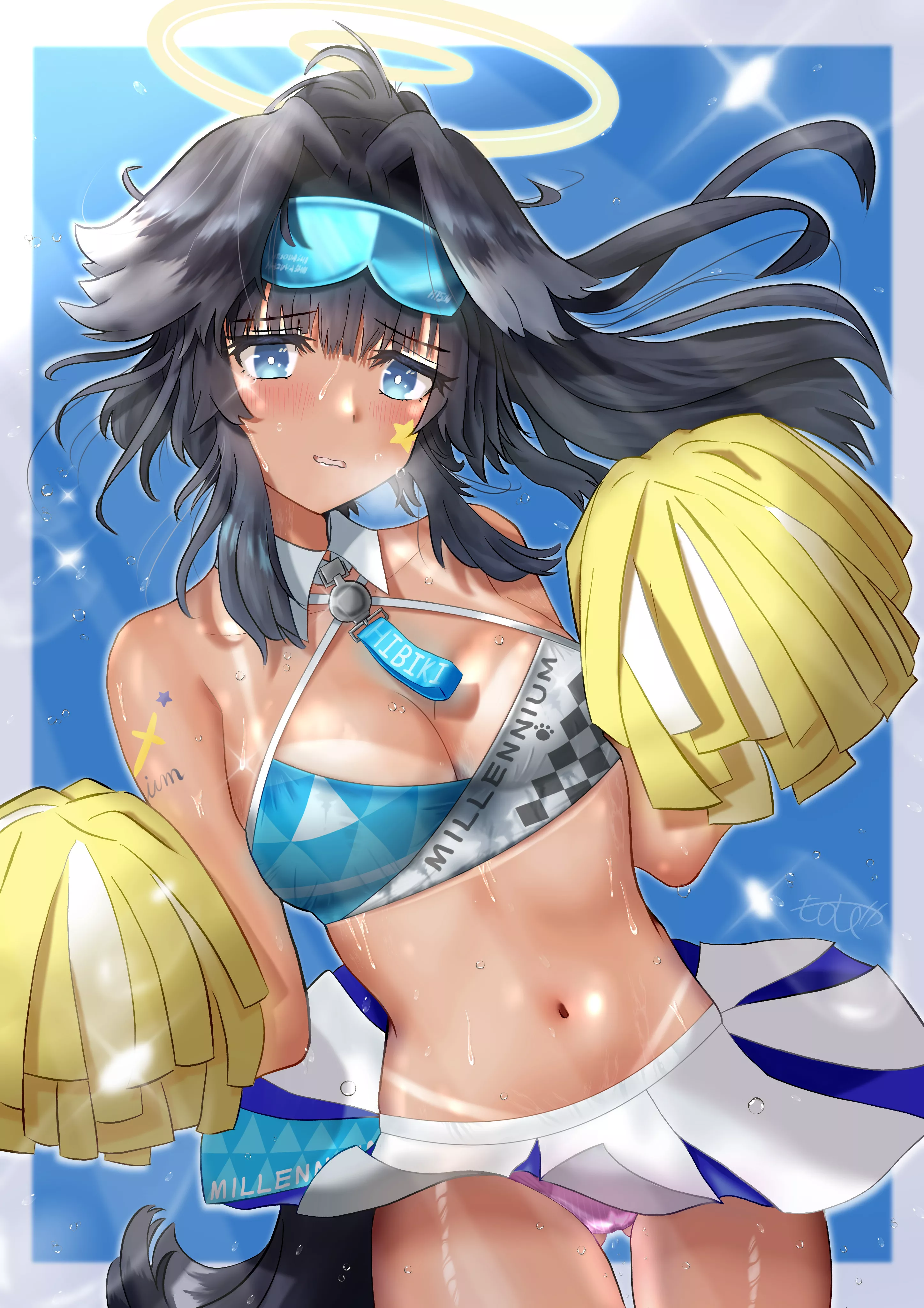 Hbiki Cheerleader In The Sun Shine (Momurya) [Blue Archive]