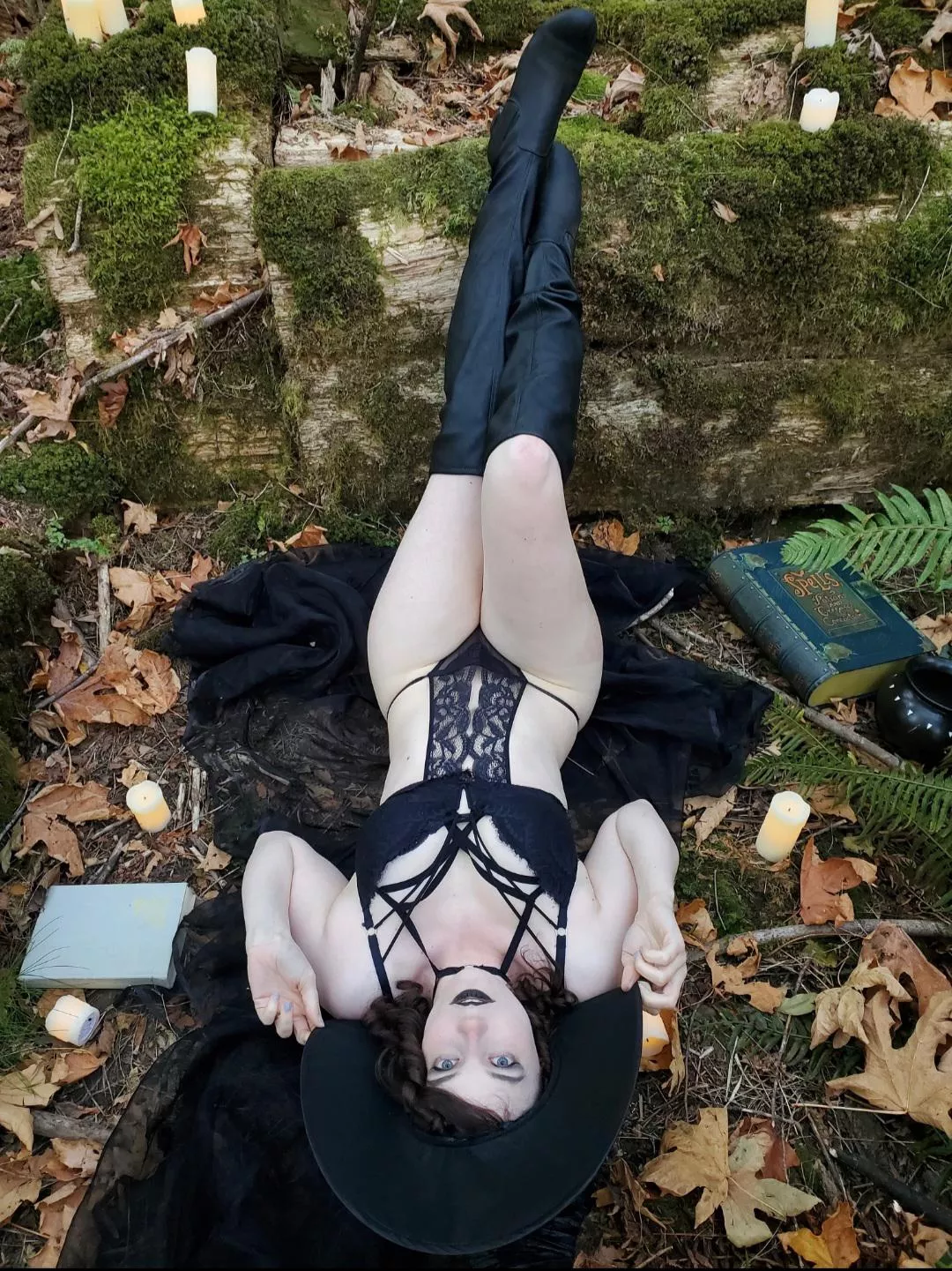 My Witchy Costume in the Woods