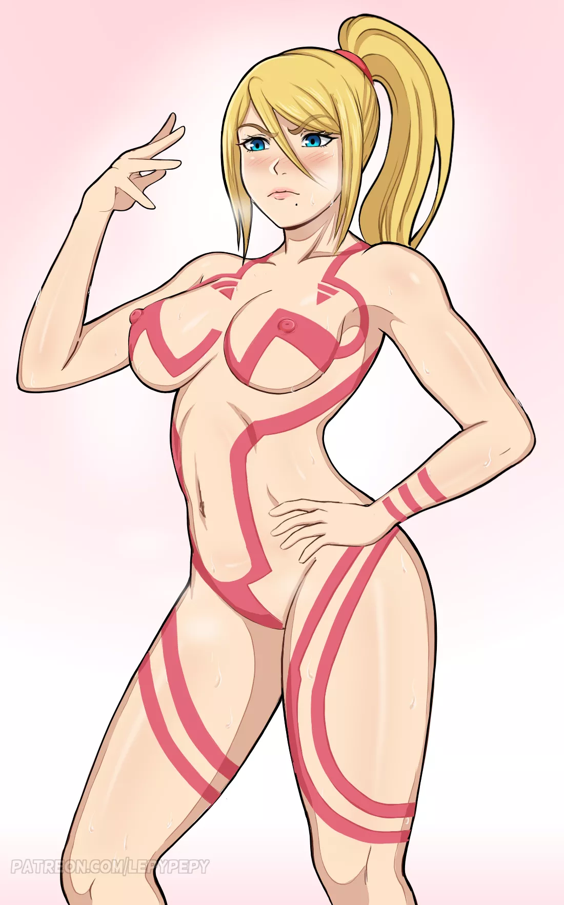 Samus new zero suit. (LepyPepy)