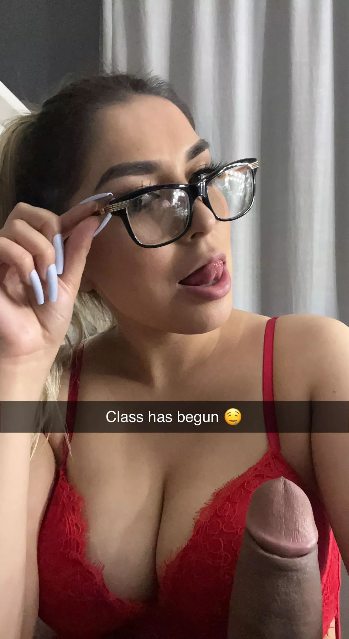 Cum on my glasses