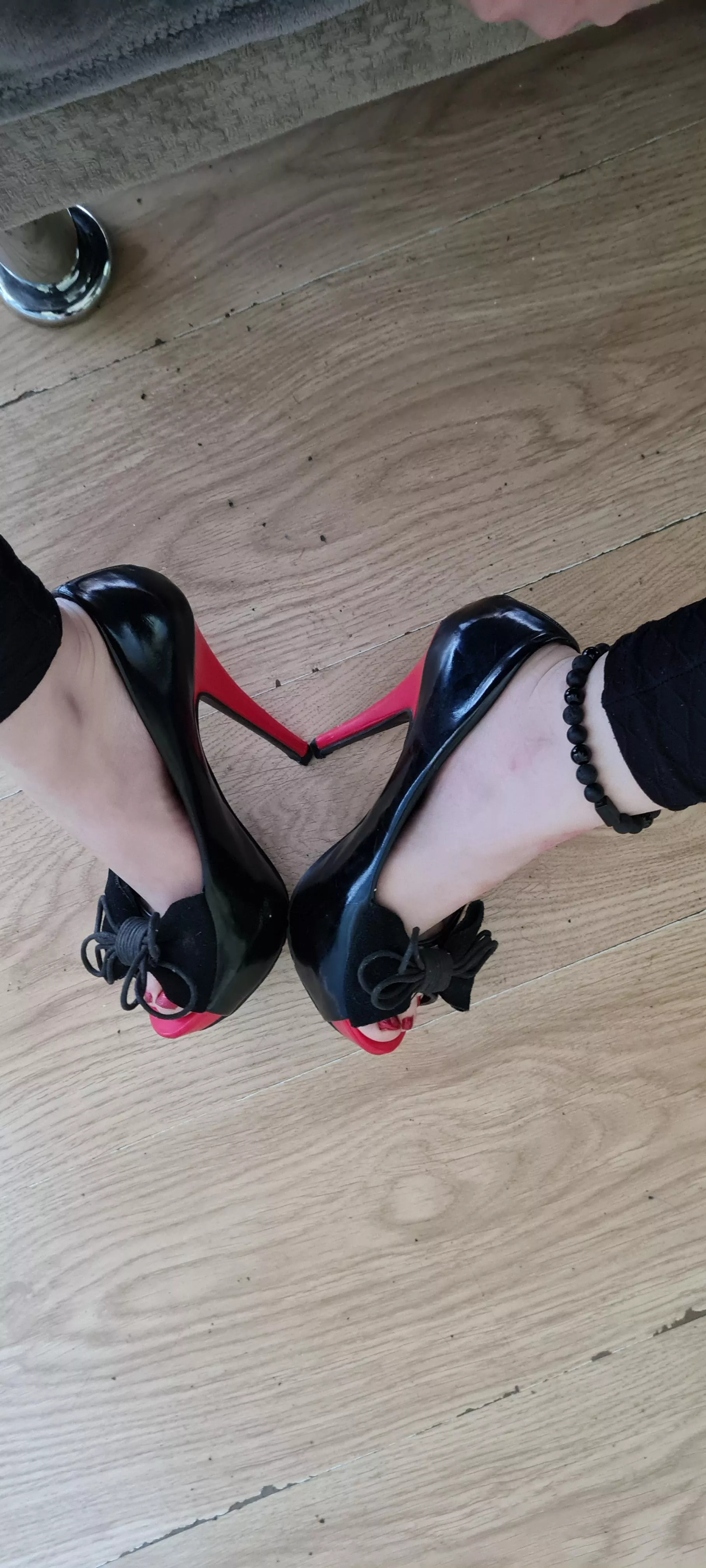 [Domme] wants you to lick her heels