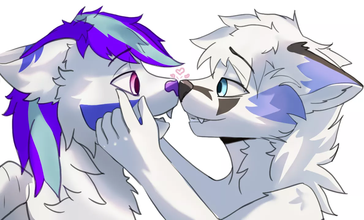 love is in the air! (art by me! commissions open)