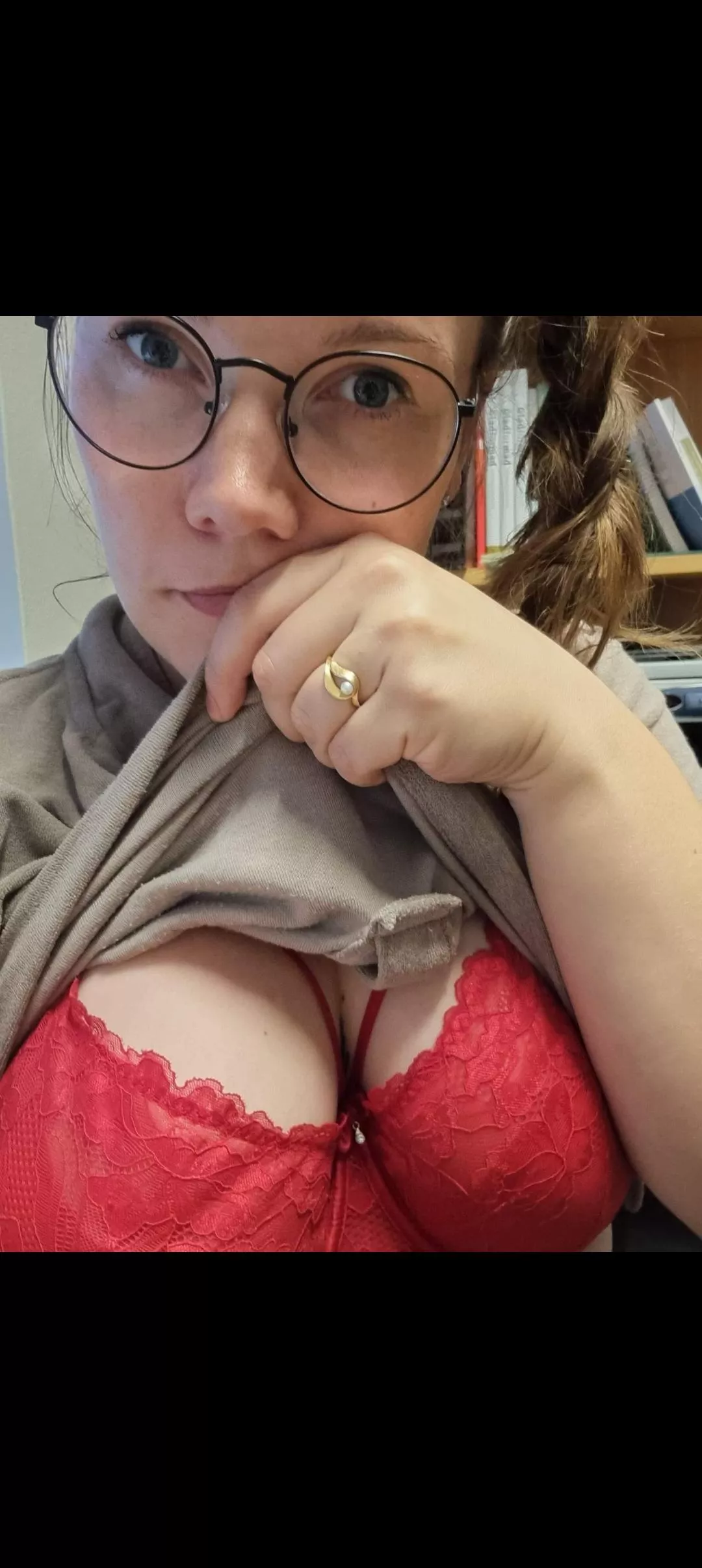 may I flash you while I am at work? 😘