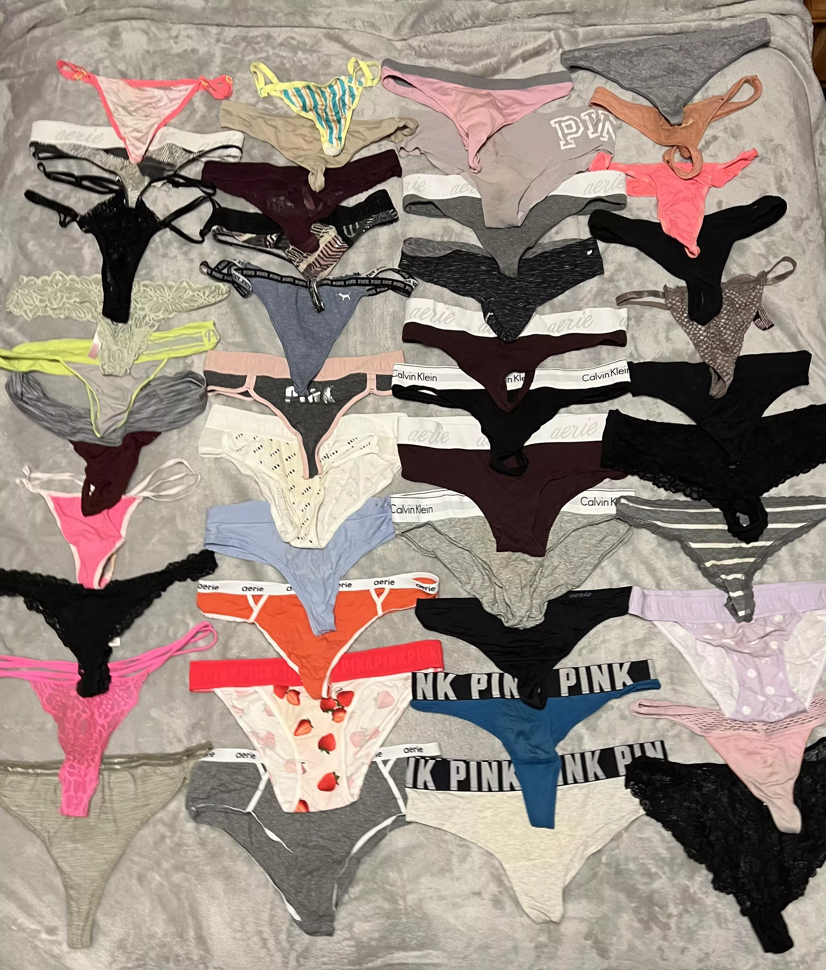 Selling ALL my panties, would like to sell all together but Iâ€™m open to offers :)