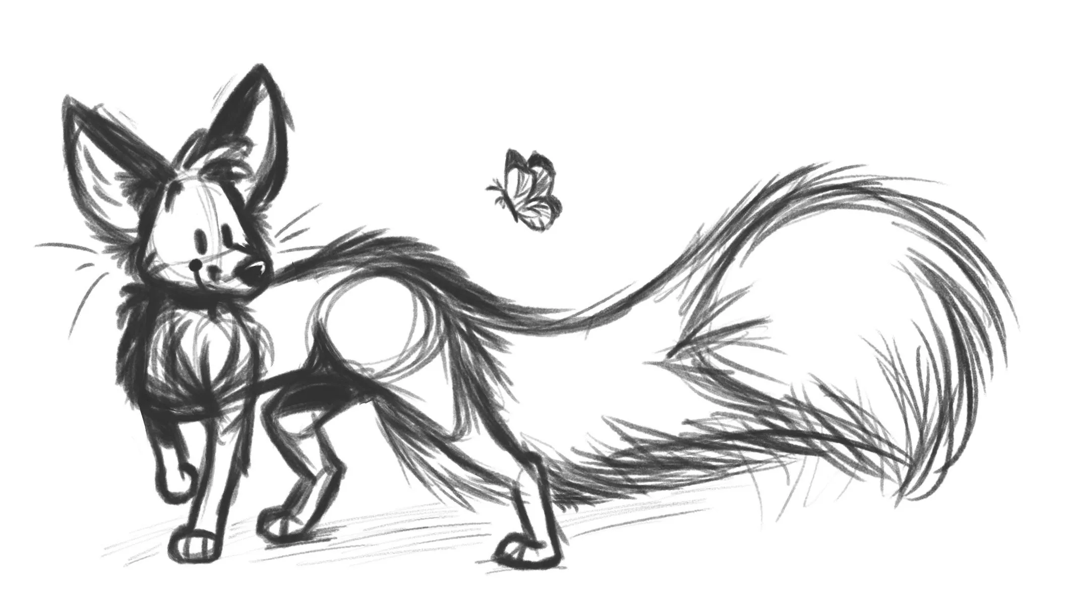 fox practice sketch I did last night, enjoy.