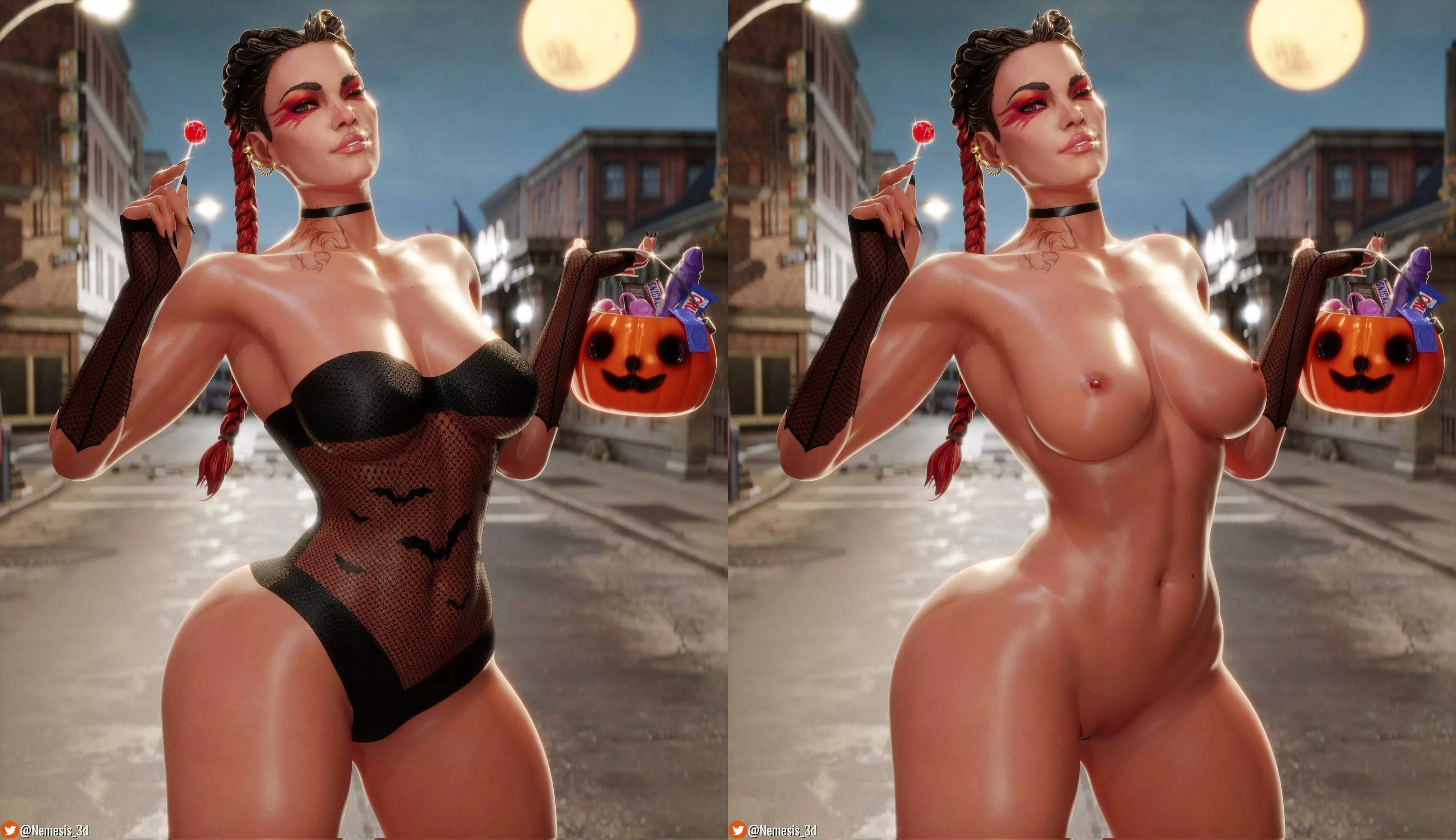 Loba's Halloween fun (Nemesis_3d) [Apex Legends]