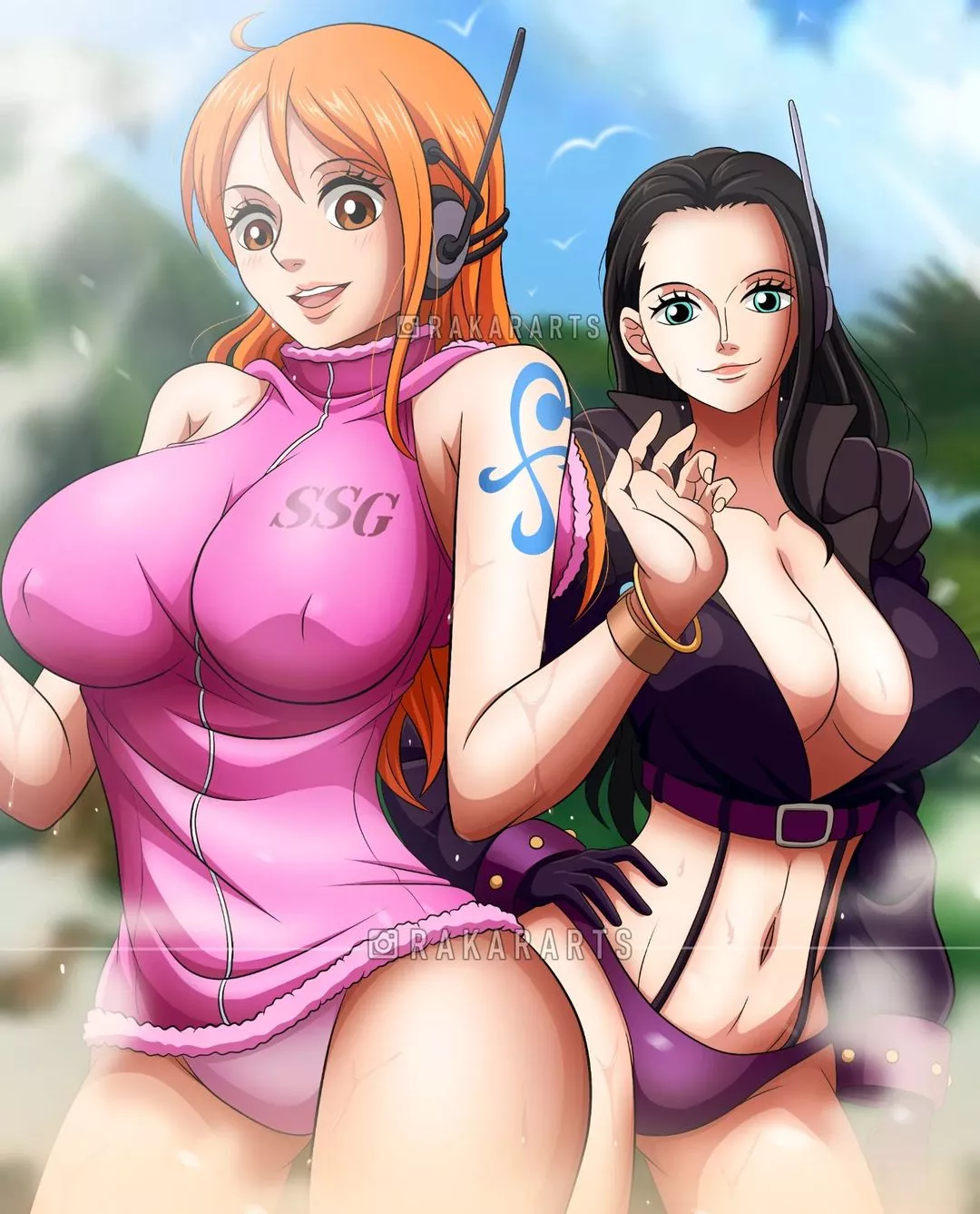 nami and robin (rakara11)