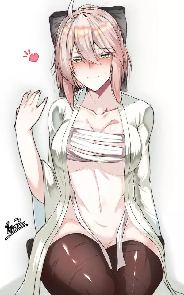 Okita’s sarashi coming undone