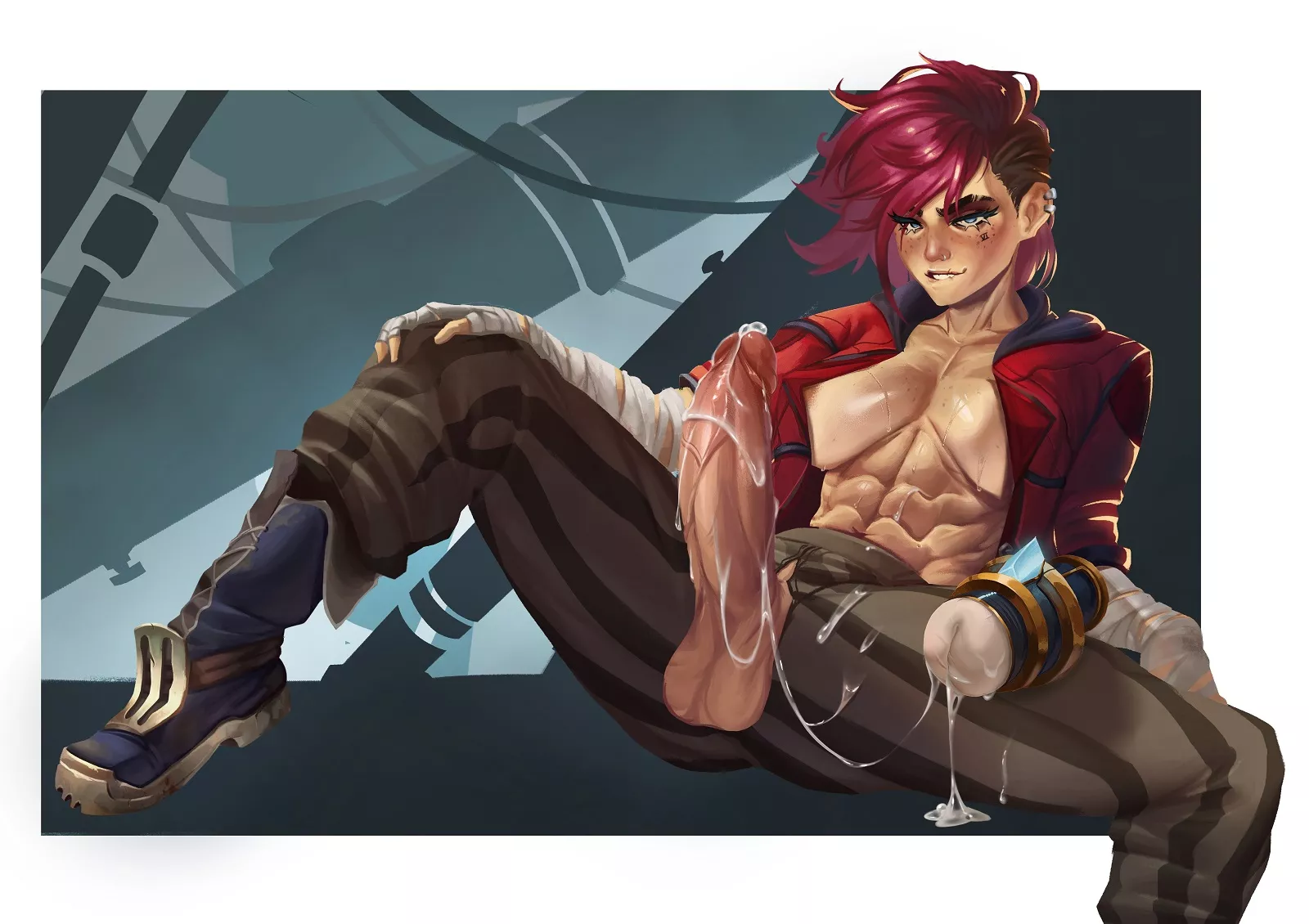 Vi and her fleshlight (moneree)