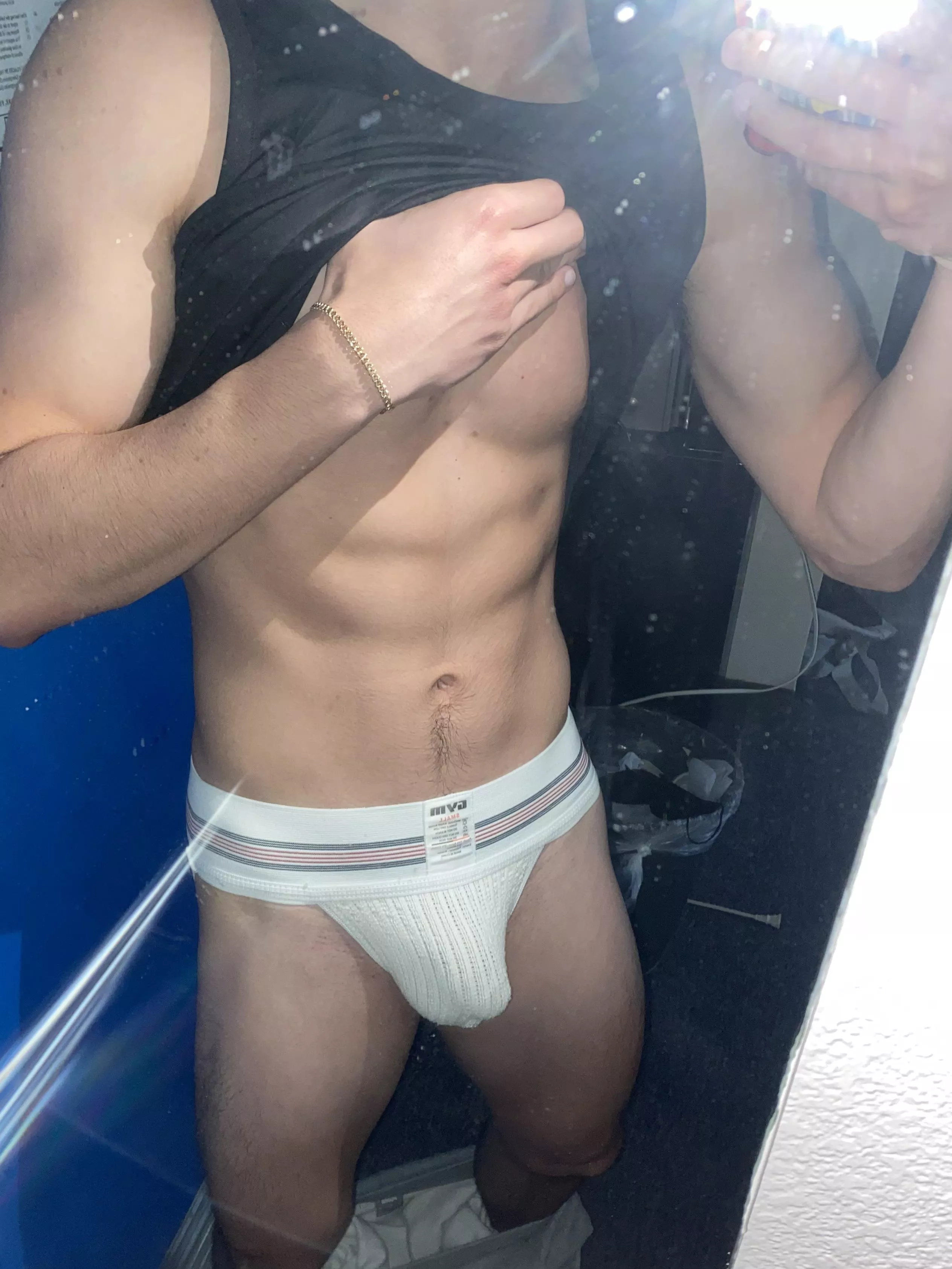 (19) love a nice fitting jockstrap to workout in