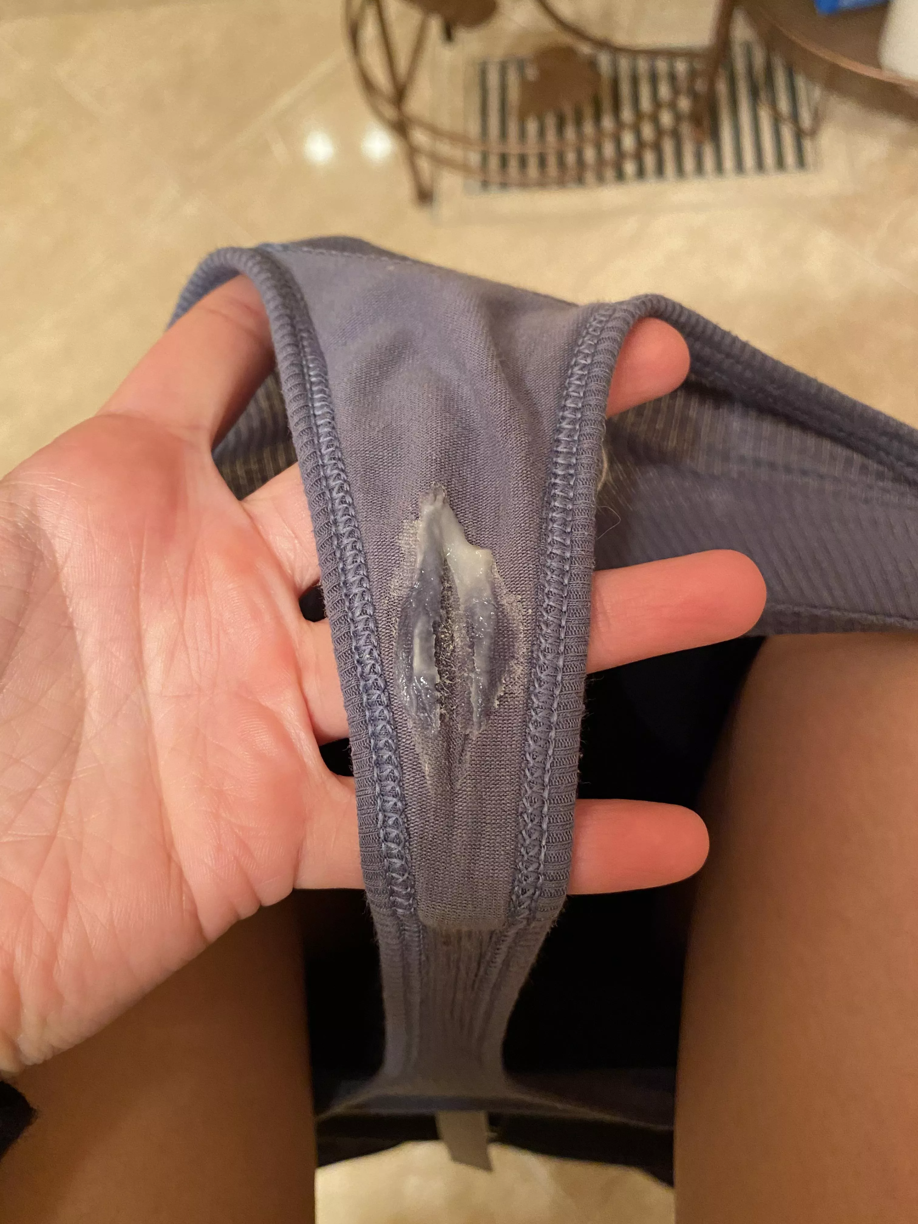 (19 y/o asian) Can’t believe this came out of me the other day… It’s all dried now sitting in my sweaty hamper