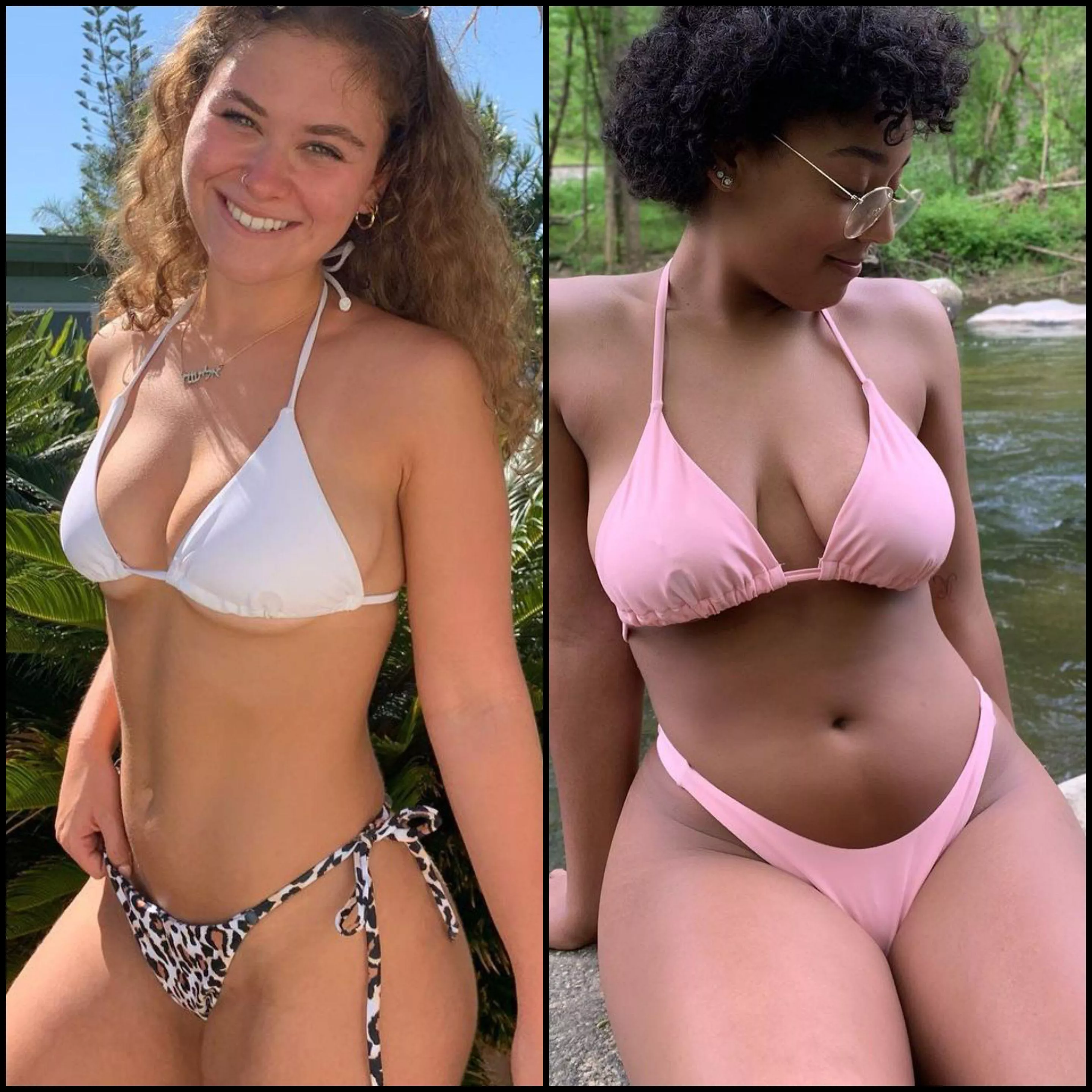 [2] Who has the better bikini?