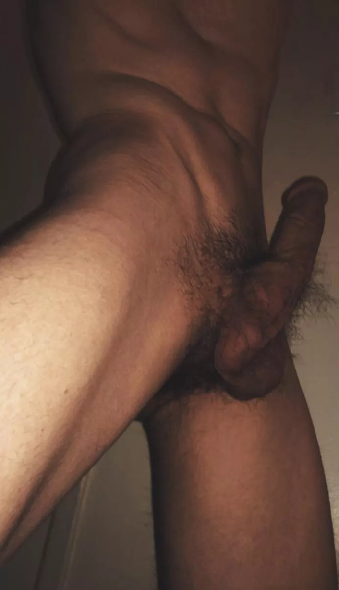 (20) Dude with his hairy dick and balls revealed for everyone to see